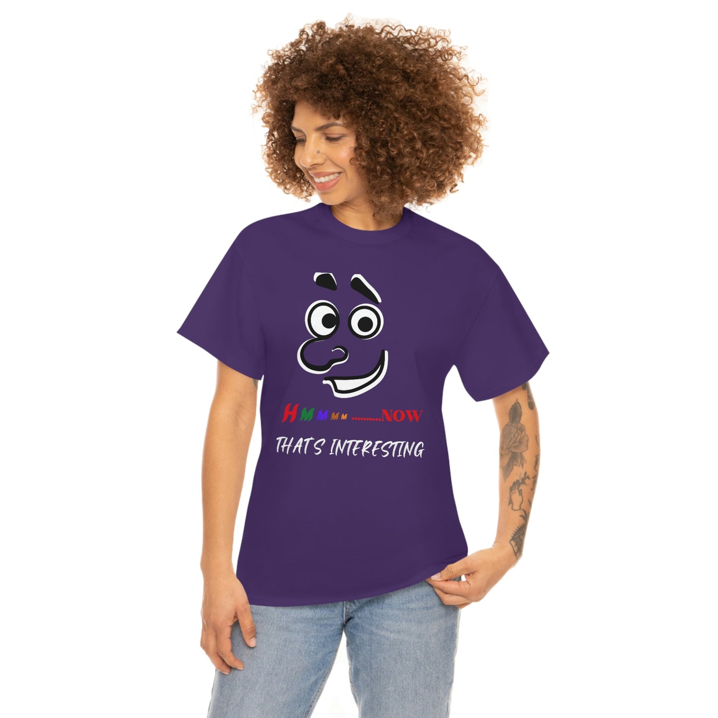 Hmmm... Now That's Interesting Unisex Heavy Cotton Tee