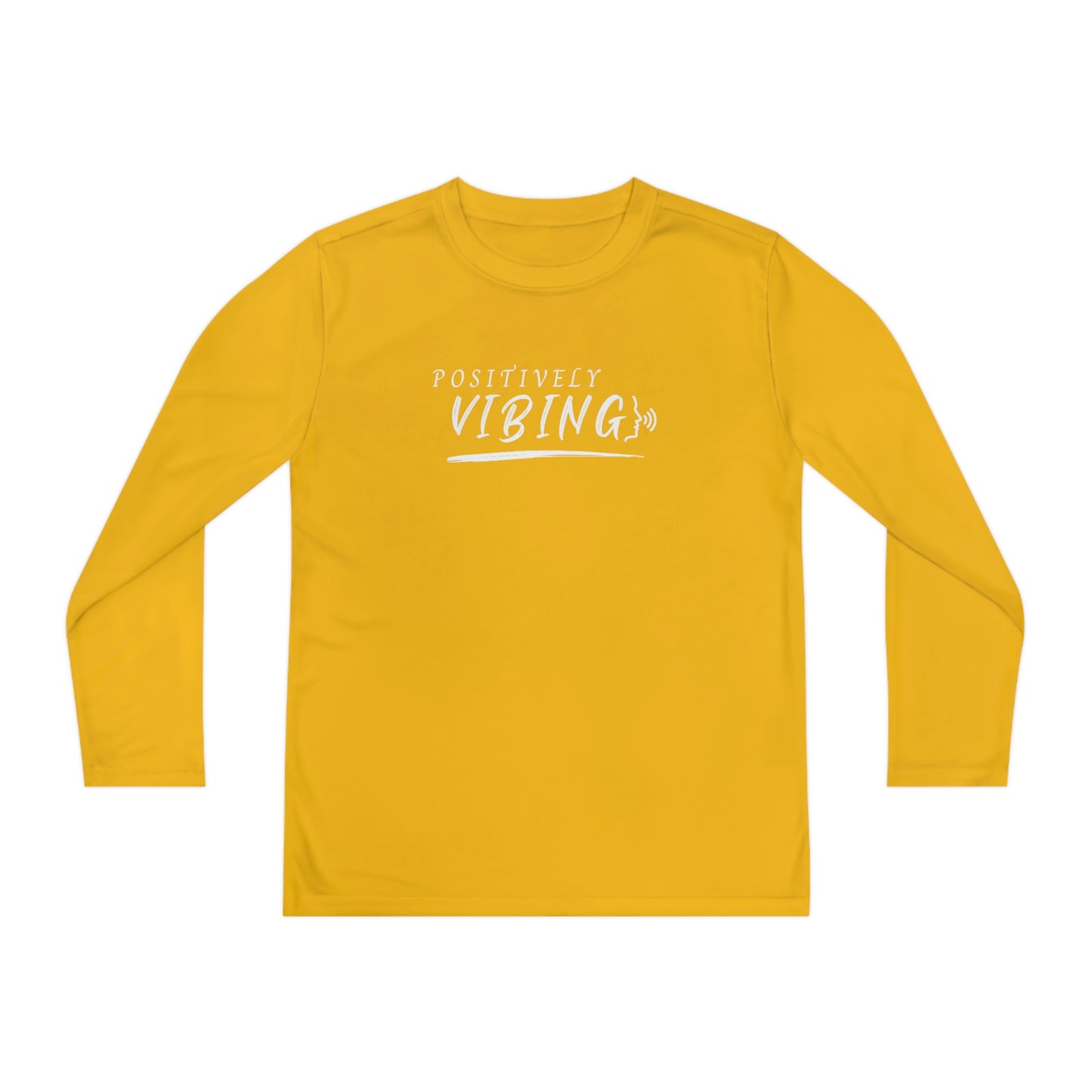 Vibes, Youth Long Sleeve Competitor Tee