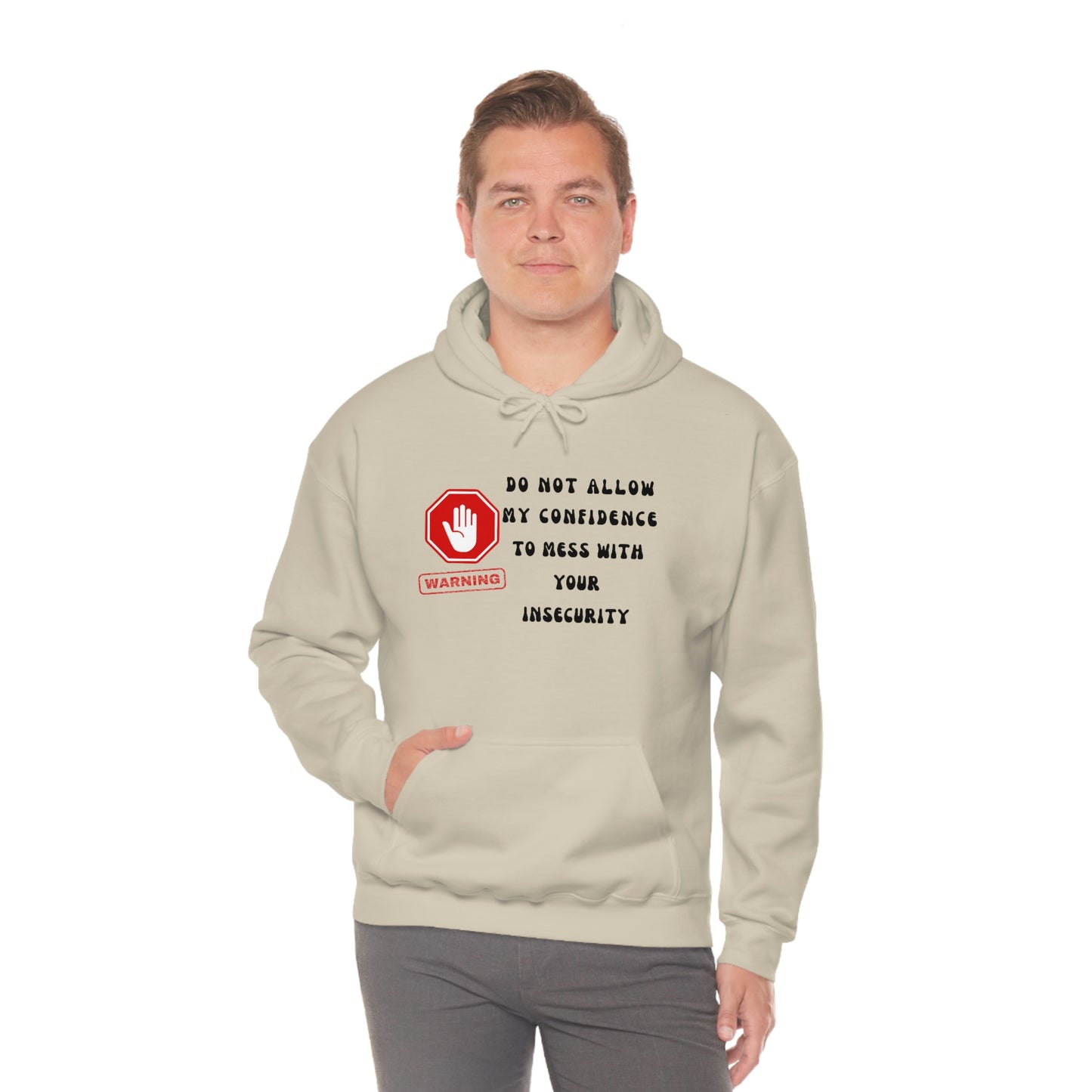 Warning, Unisex Heavy Blend™ Hooded Sweatshirt