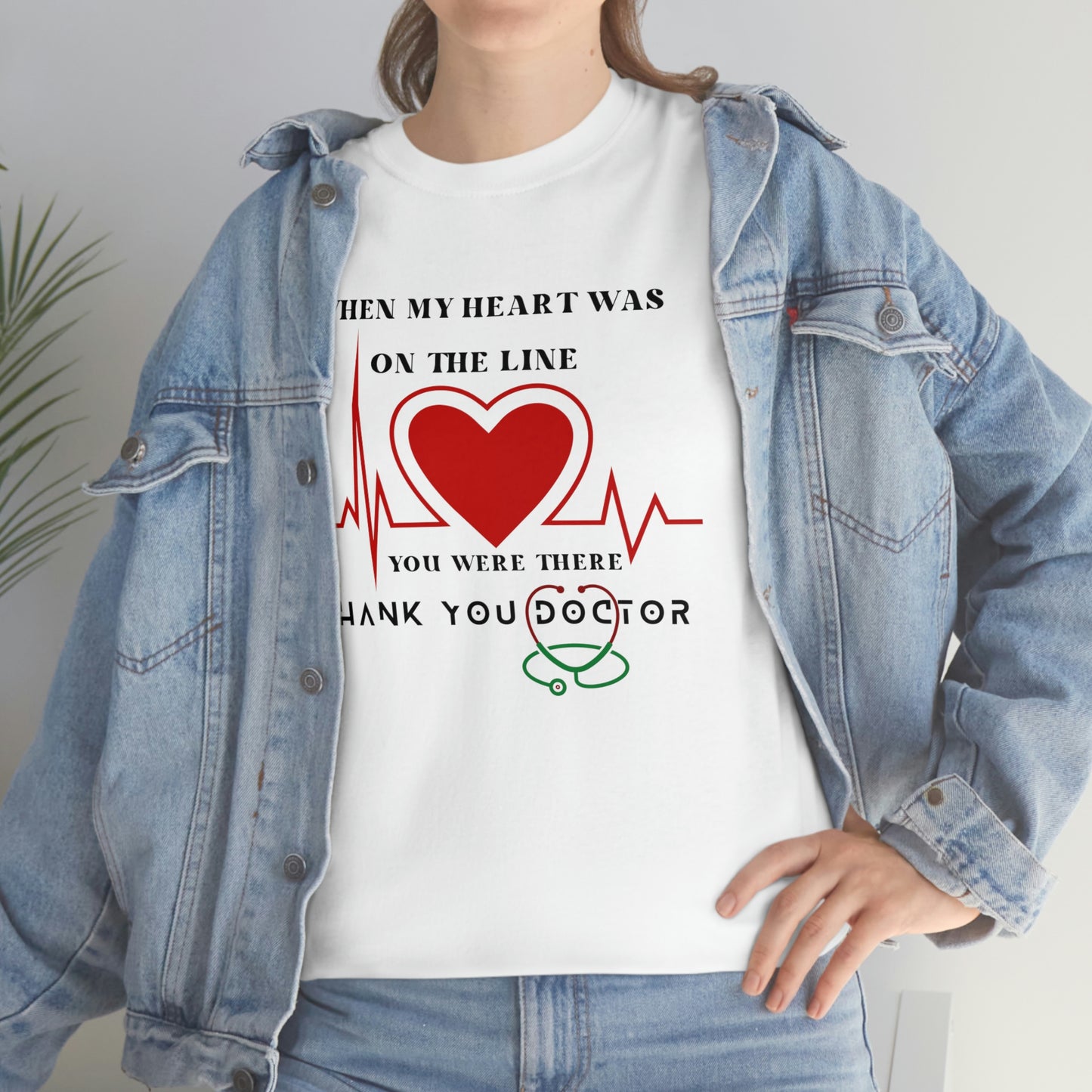 Medical, CVICU, EKG, Unisex Heavy Cotton Tee