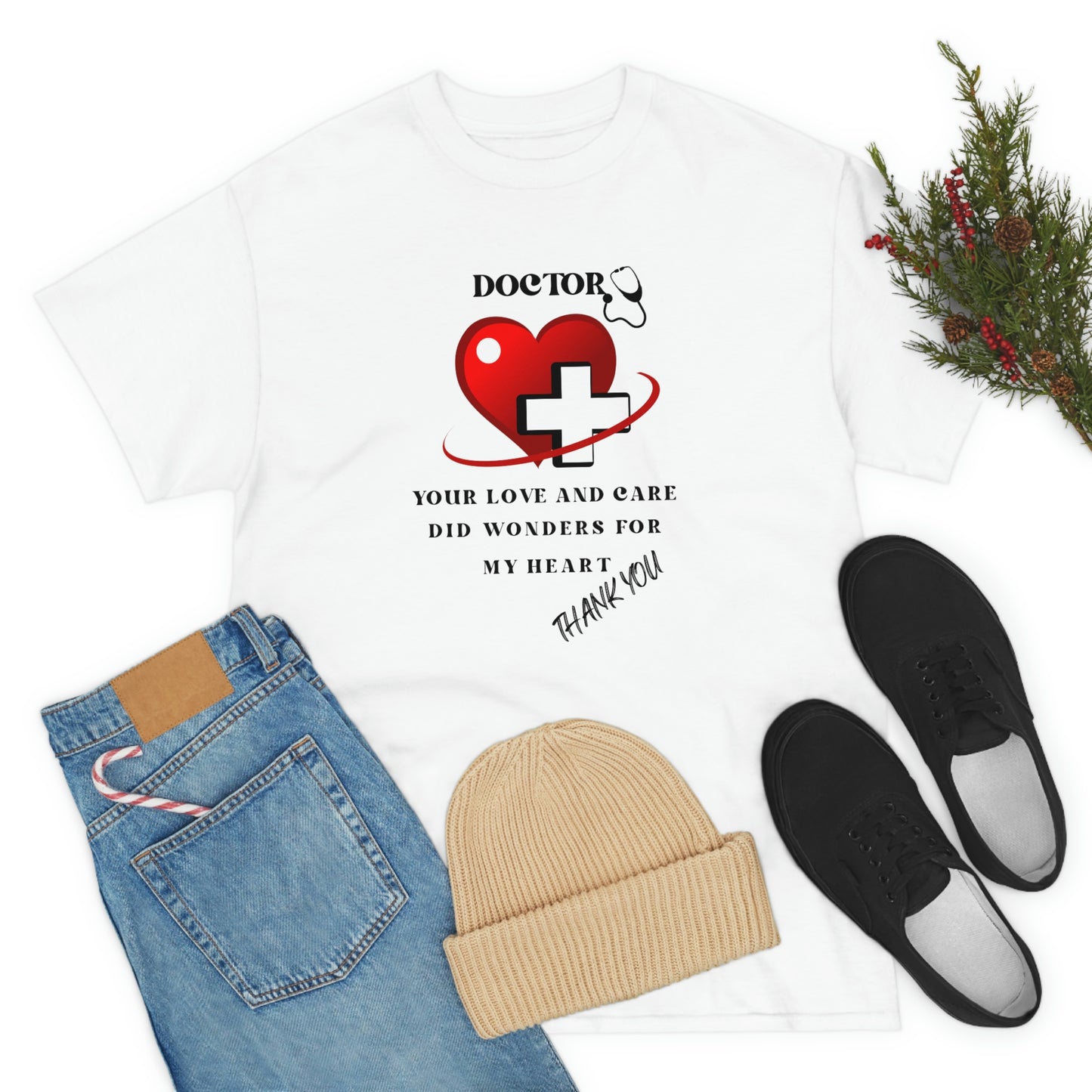 Medical, CVICU, EKG, Unisex Heavy Cotton Tee