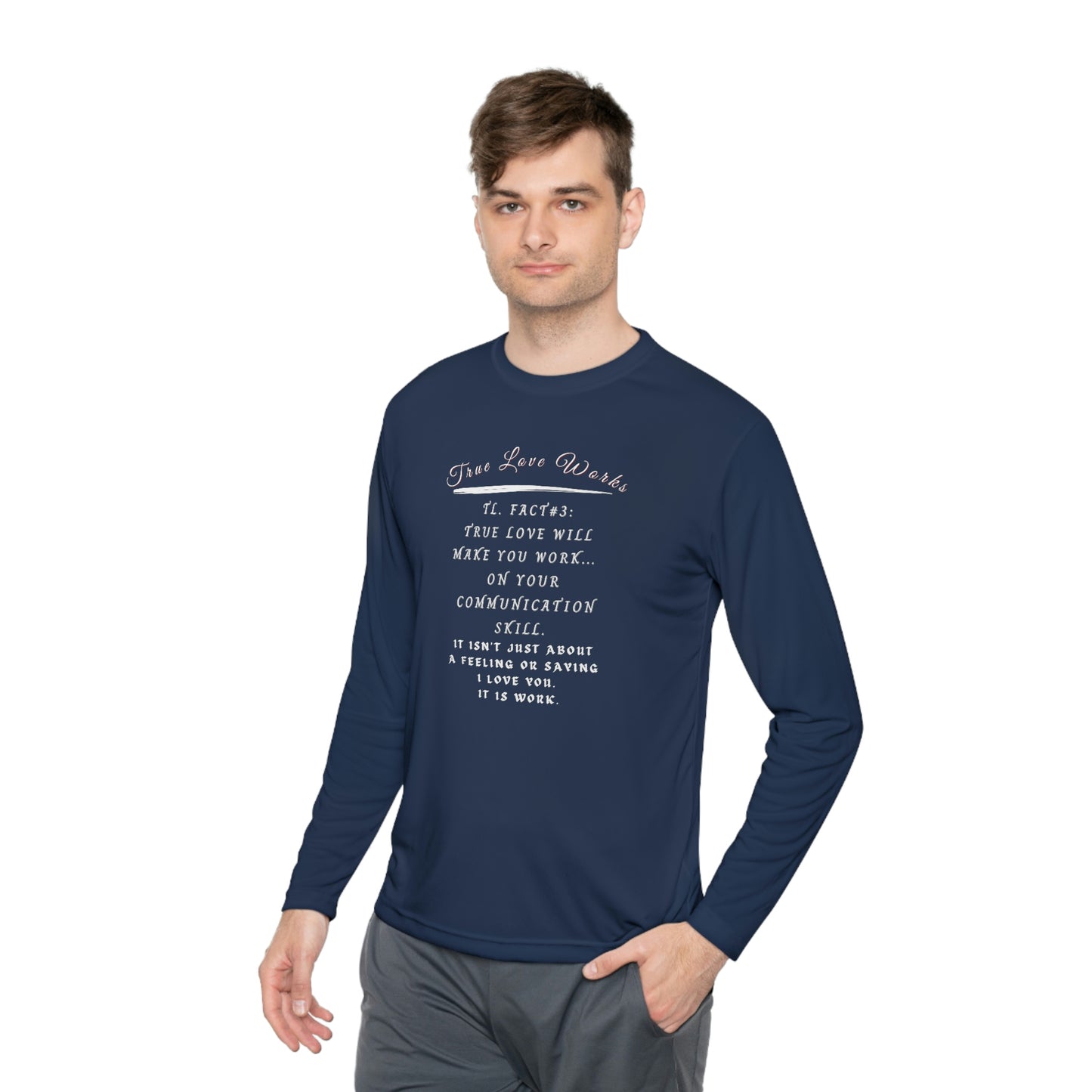 True Love, Unisex Lightweight Long Sleeve Tee