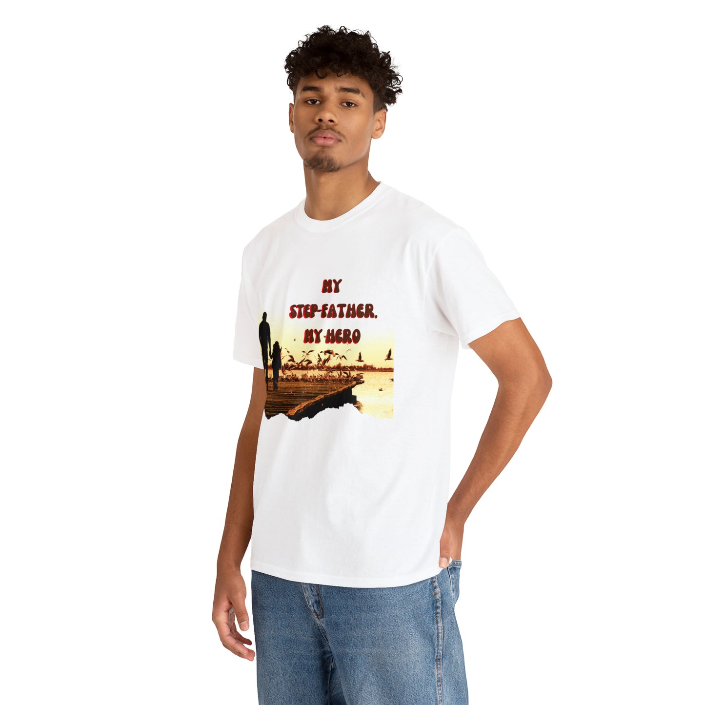 Exotic Print Father' Day Unisex Heavy Cotton Tee