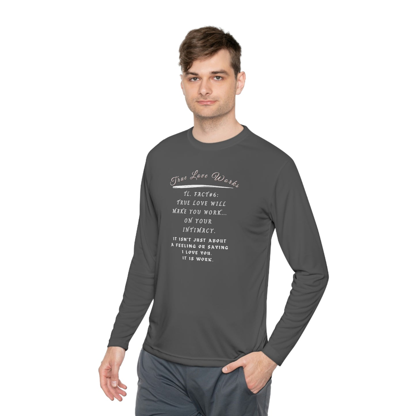 True Love, Unisex Lightweight Long Sleeve Tee