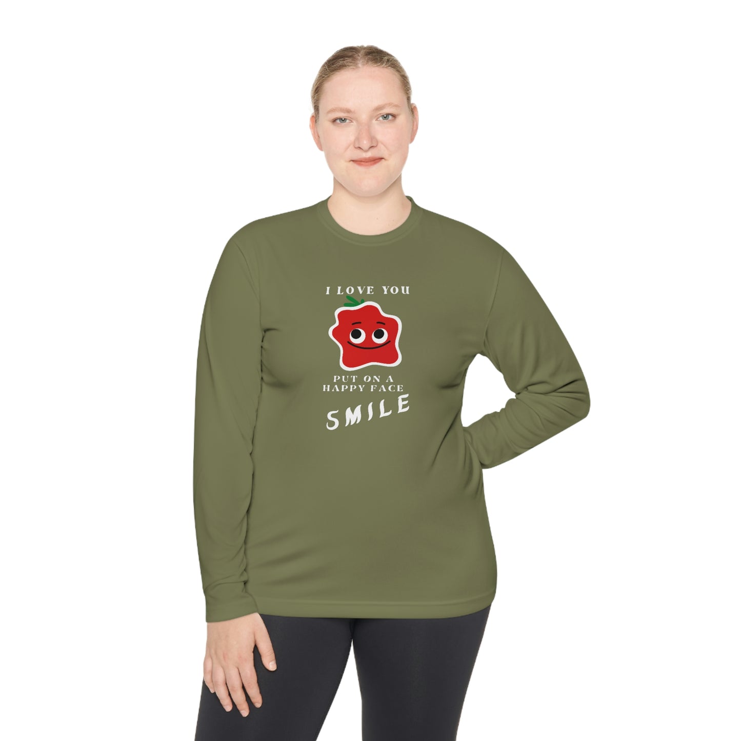 Smile Unisex Lightweight Long Sleeve Tee