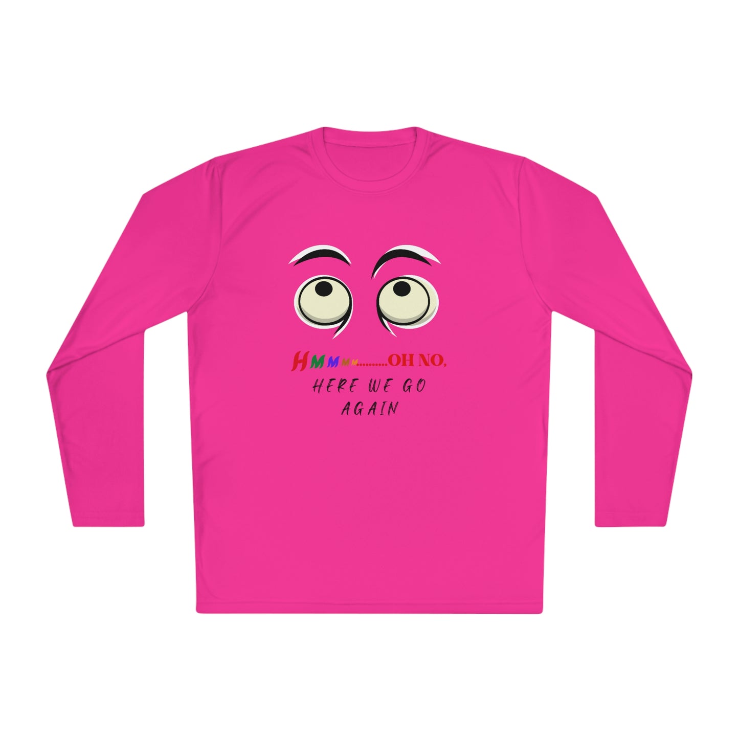 Hmmm, Unisex Lightweight Long Sleeve Tee