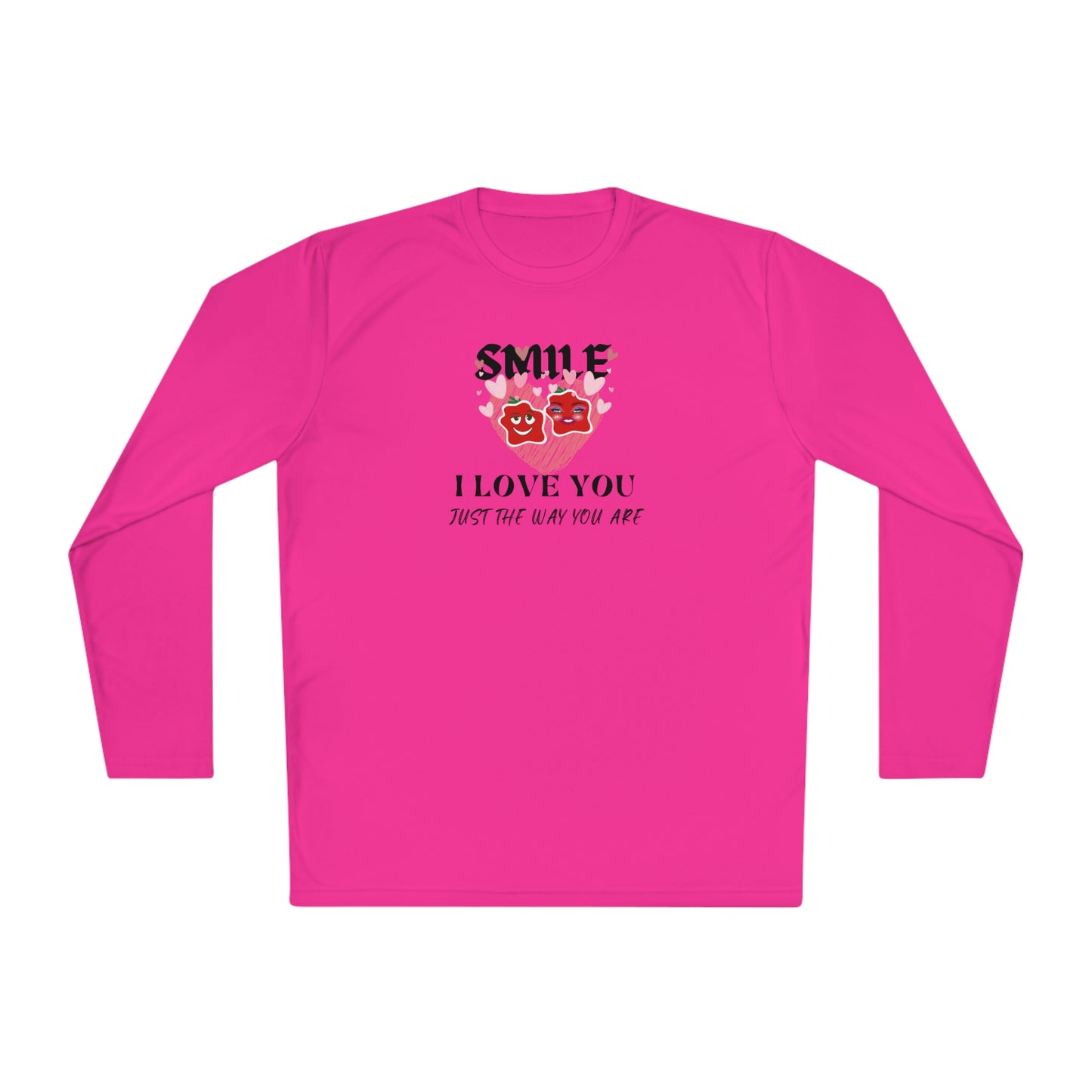 Smile Unisex Lightweight Long Sleeve Tee