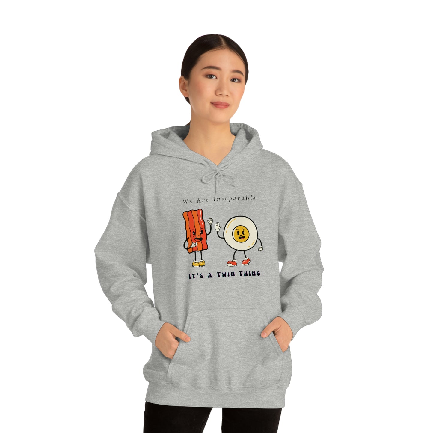 Twin, Unisex Heavy Blend™ Hooded Sweatshirt