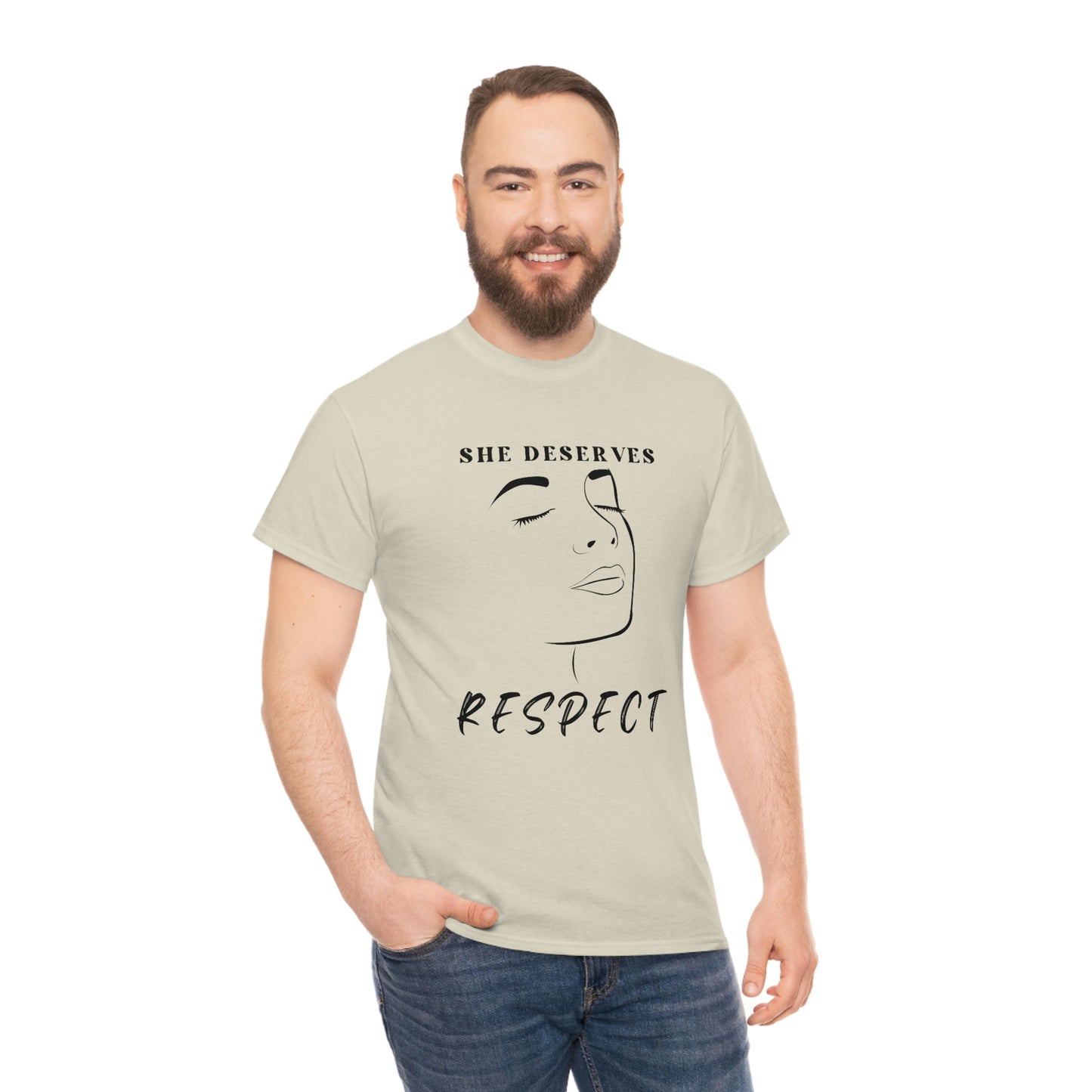 Respect Unisex Heavy Cotton Tee