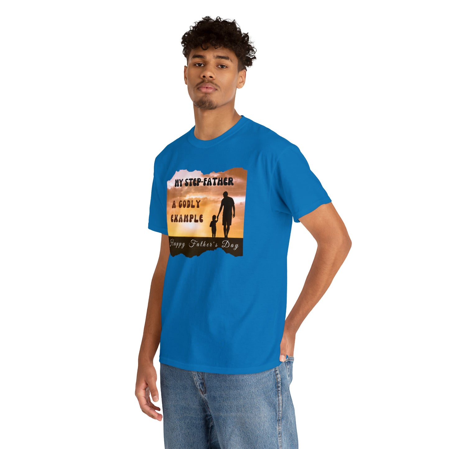 Exotic Print Father's Day Unisex Heavy Cotton Tee