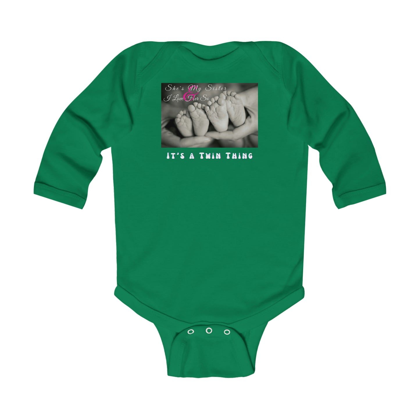 Baby Talk, Infant Long Sleeve Bodysuit