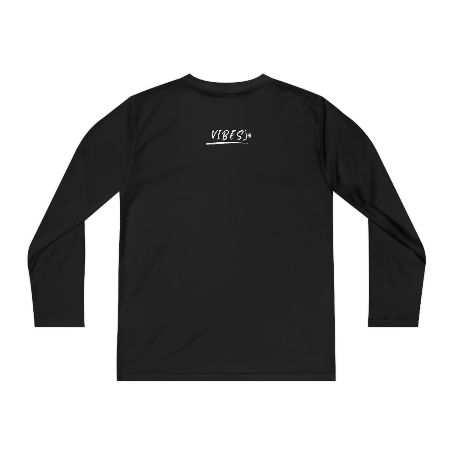 Vibes, Youth Long Sleeve Competitor Tee