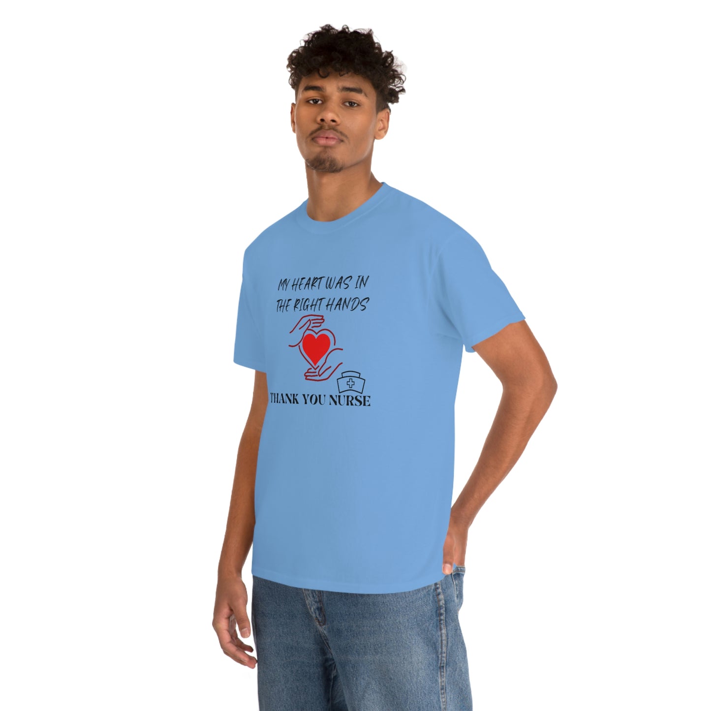 Medical, CVICU, EKG, Unisex Heavy Cotton Tee