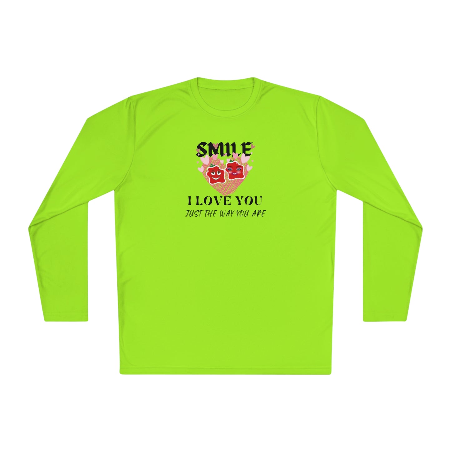 Smile Unisex Lightweight Long Sleeve Tee