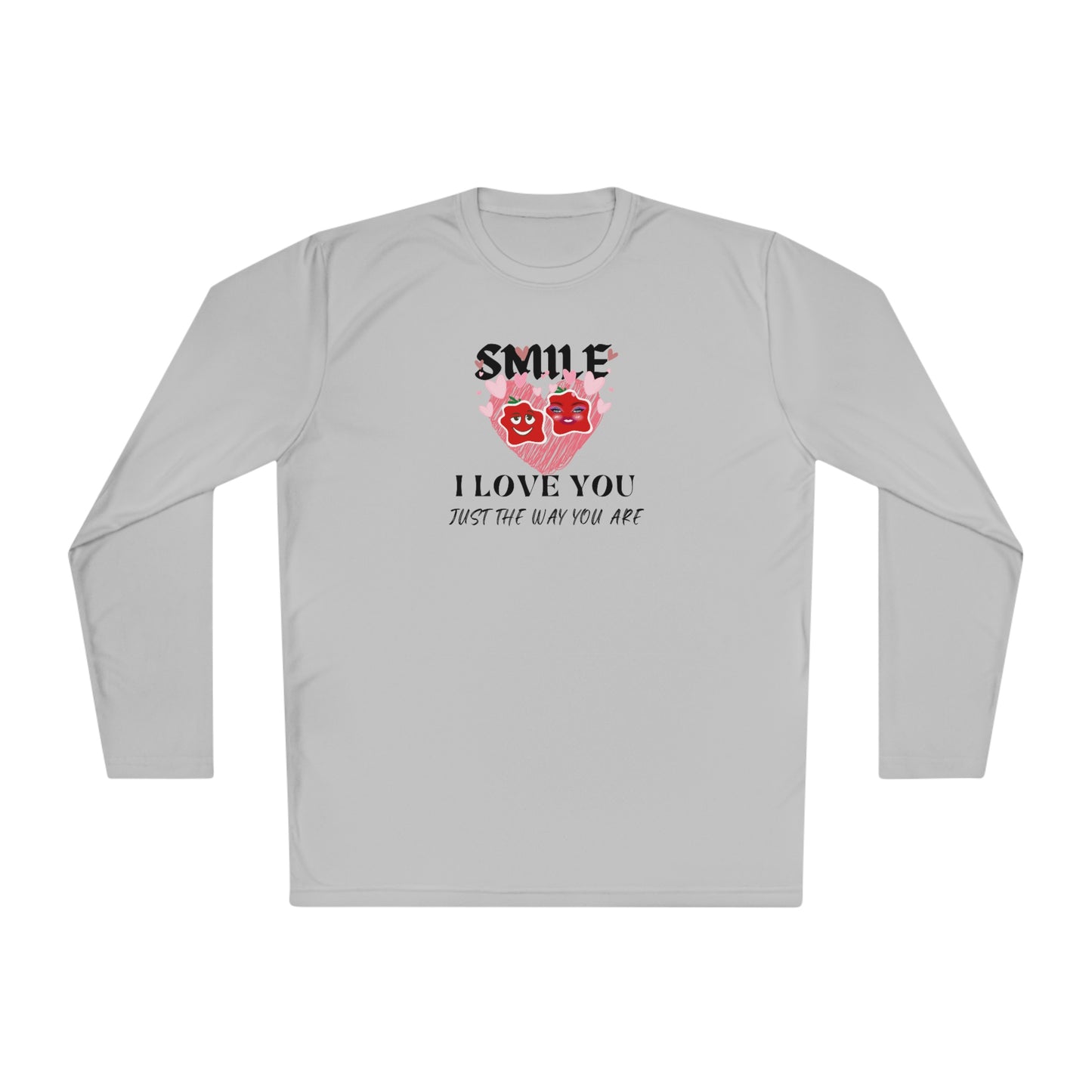 Smile Unisex Lightweight Long Sleeve Tee