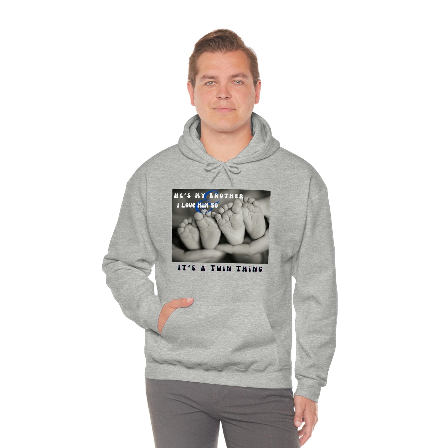 Twin, Unisex Heavy Blend™ Hooded Sweatshirt