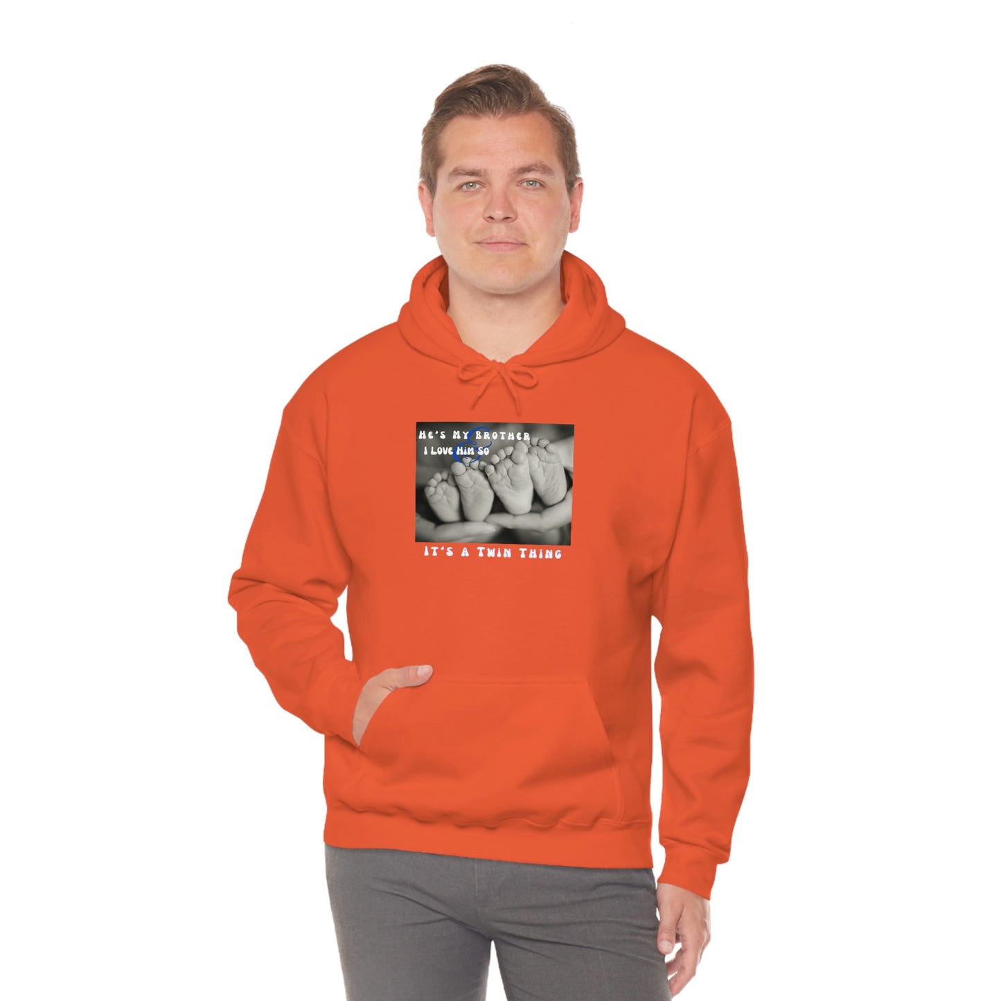 Twin, Unisex Heavy Blend™ Hooded Sweatshirt