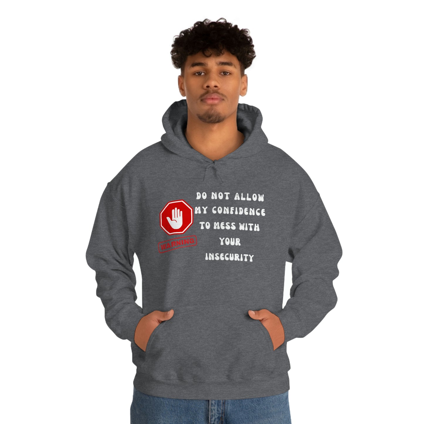 Warning, Unisex Heavy Blend™ Hooded Sweatshirt