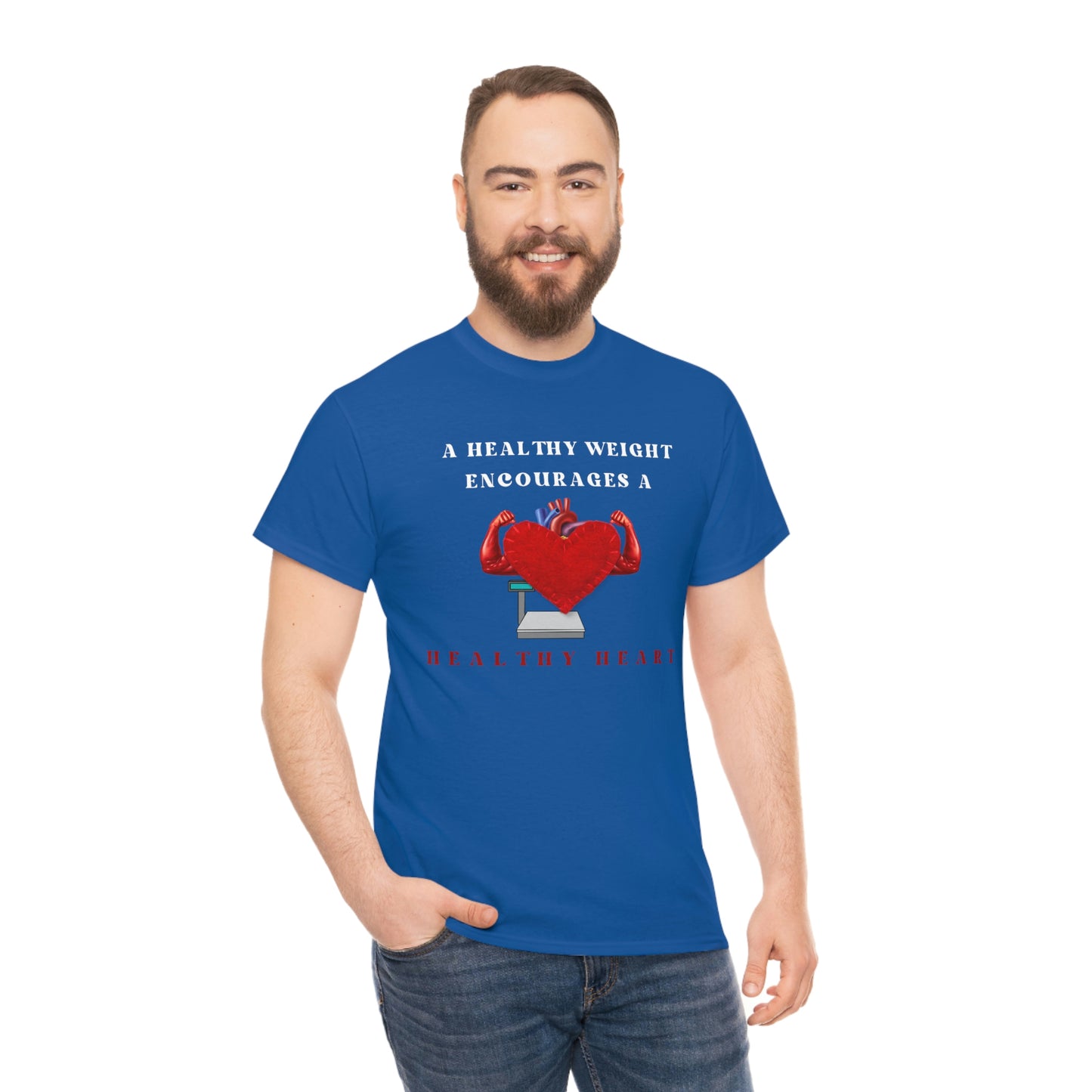 Healthy Heart Unisex Heavy Cotton Tee