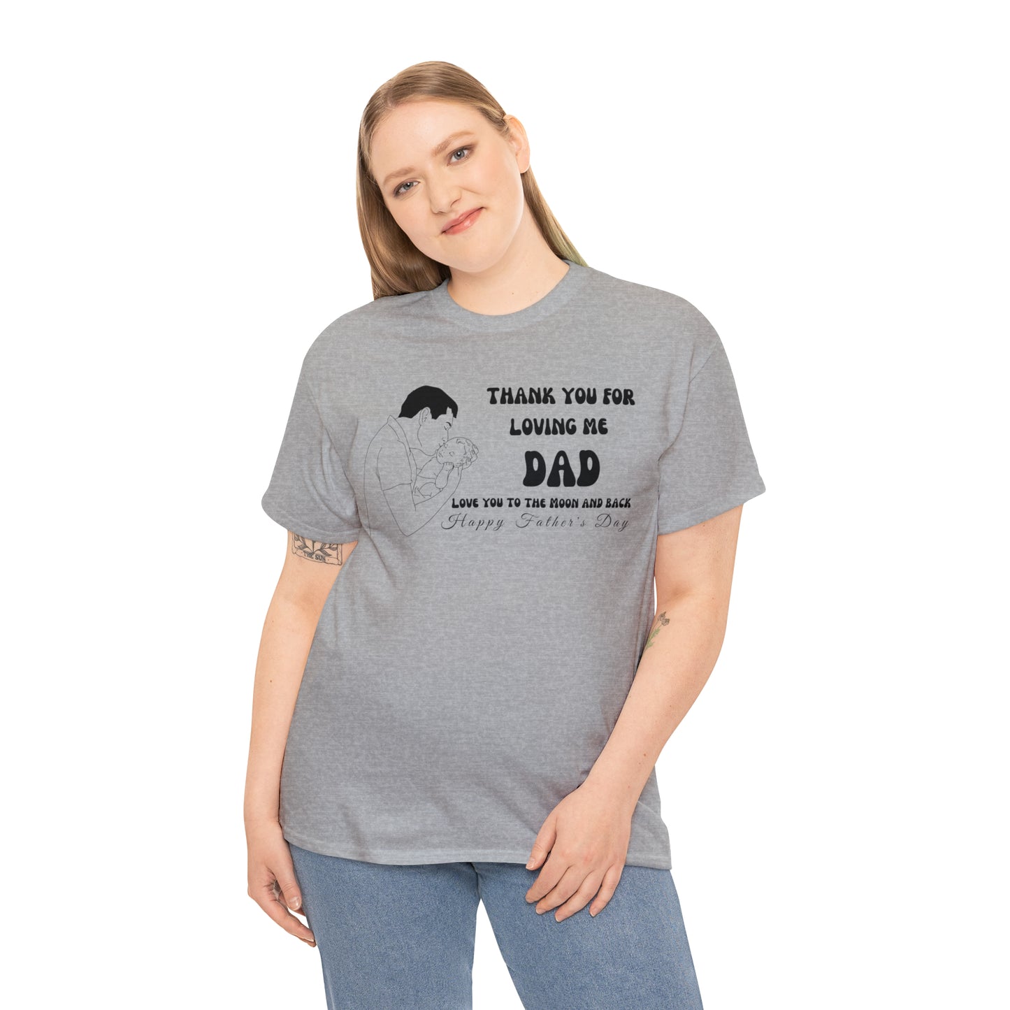 Exotic Print Father's Day Unisex Heavy Cotton Tee