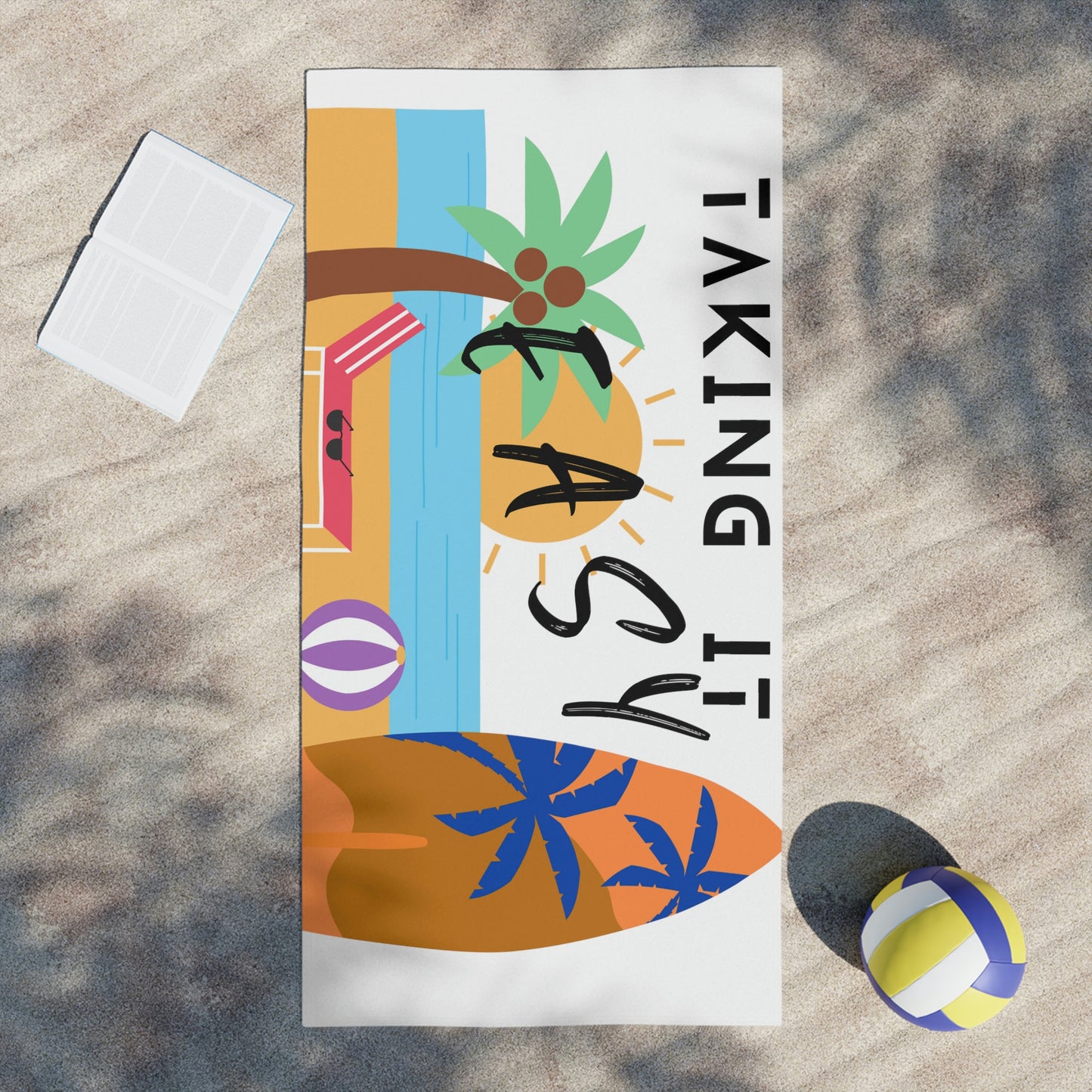 Taking It Easy Beach Towels