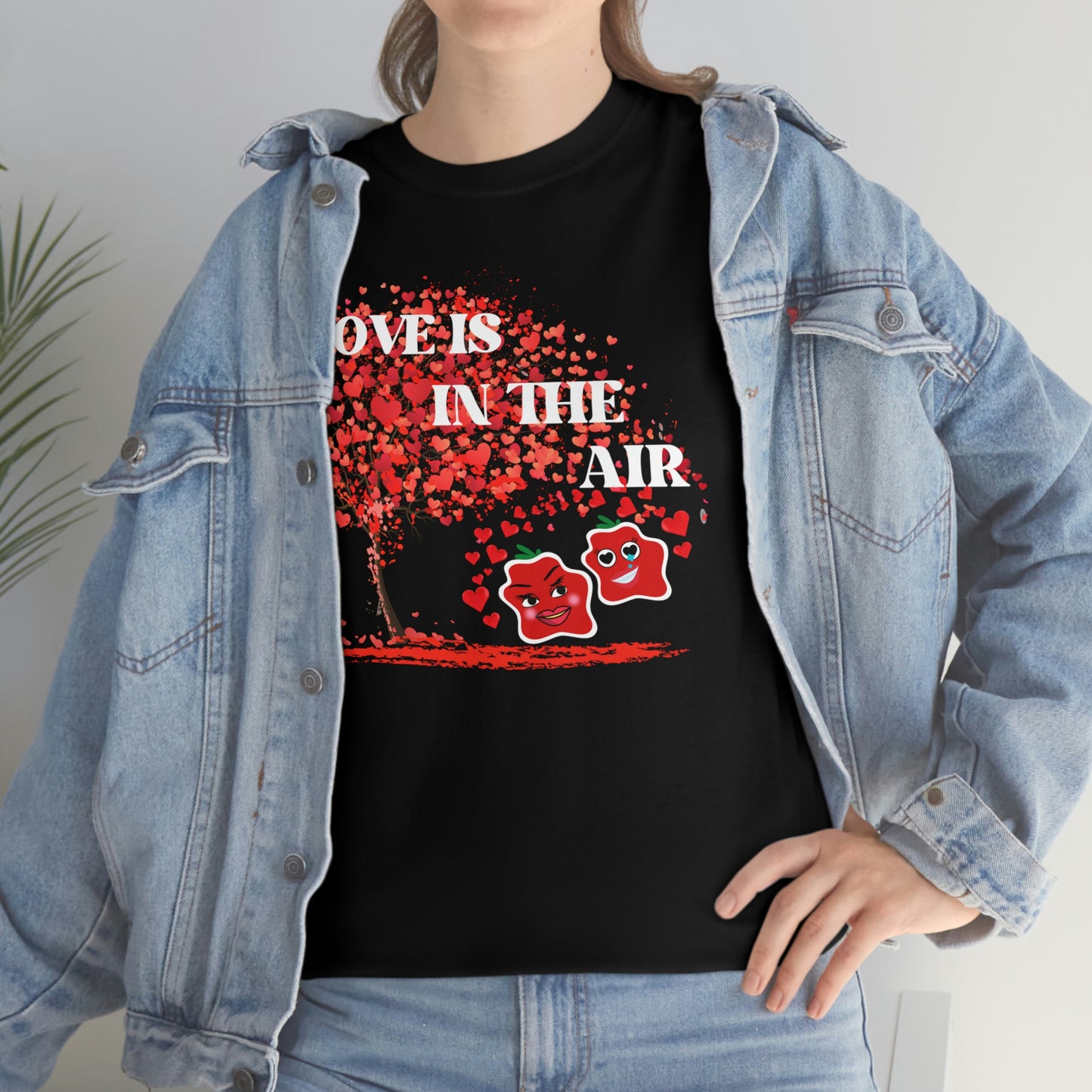 Love Is In The Air Smile Unisex Heavy Cotton Tee