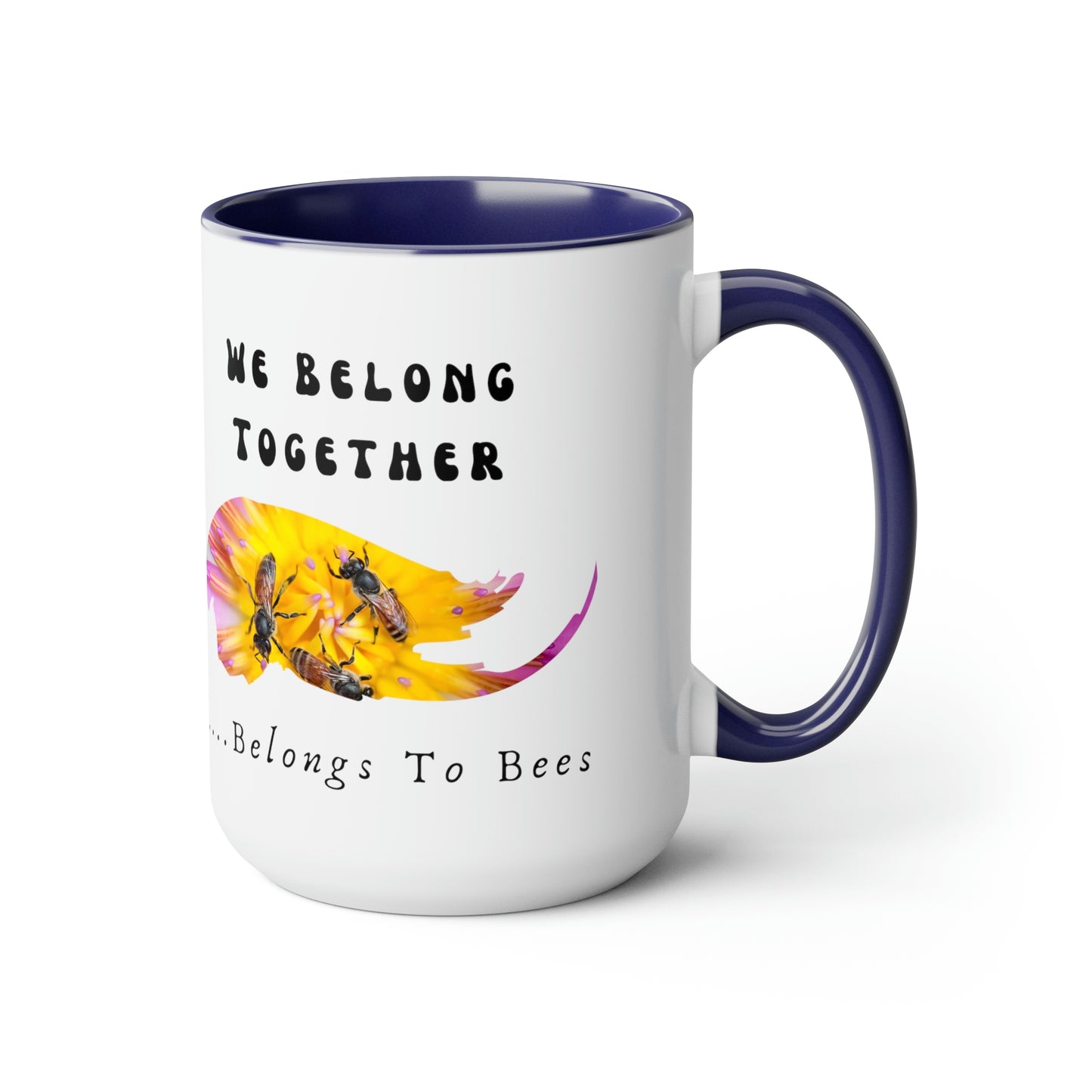 Stronger Together, Love, Two-Tone Coffee Mugs, 15oz