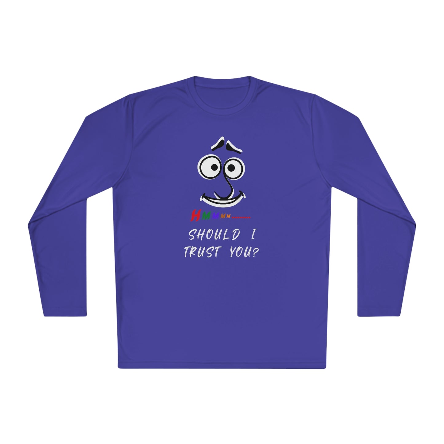 Hmmm, Unisex Lightweight Long Sleeve Tee