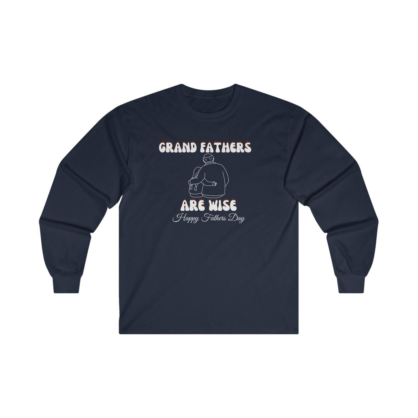 Exotic Print Father's Day Ultra Cotton Long Sleeve Tee