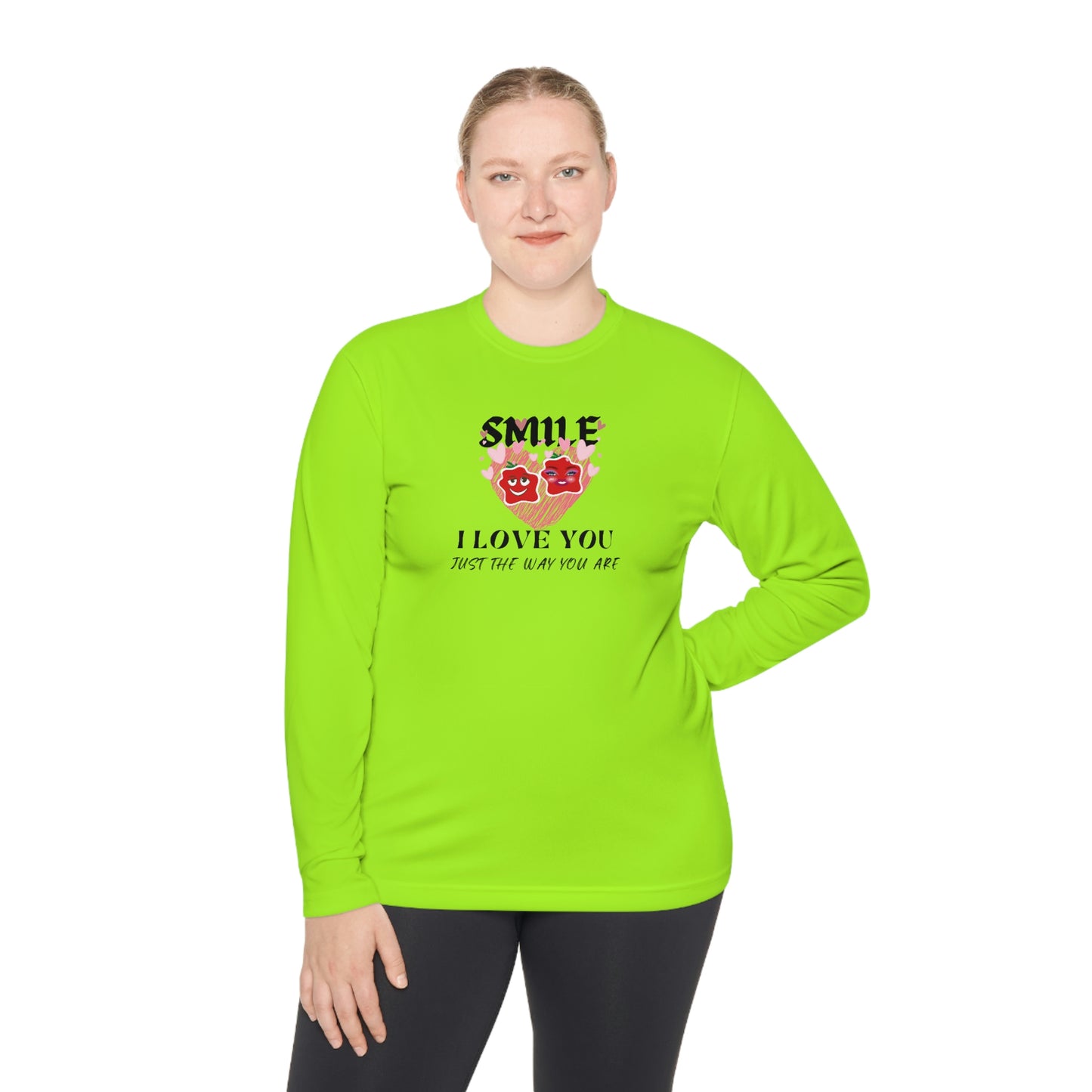 Smile Unisex Lightweight Long Sleeve Tee