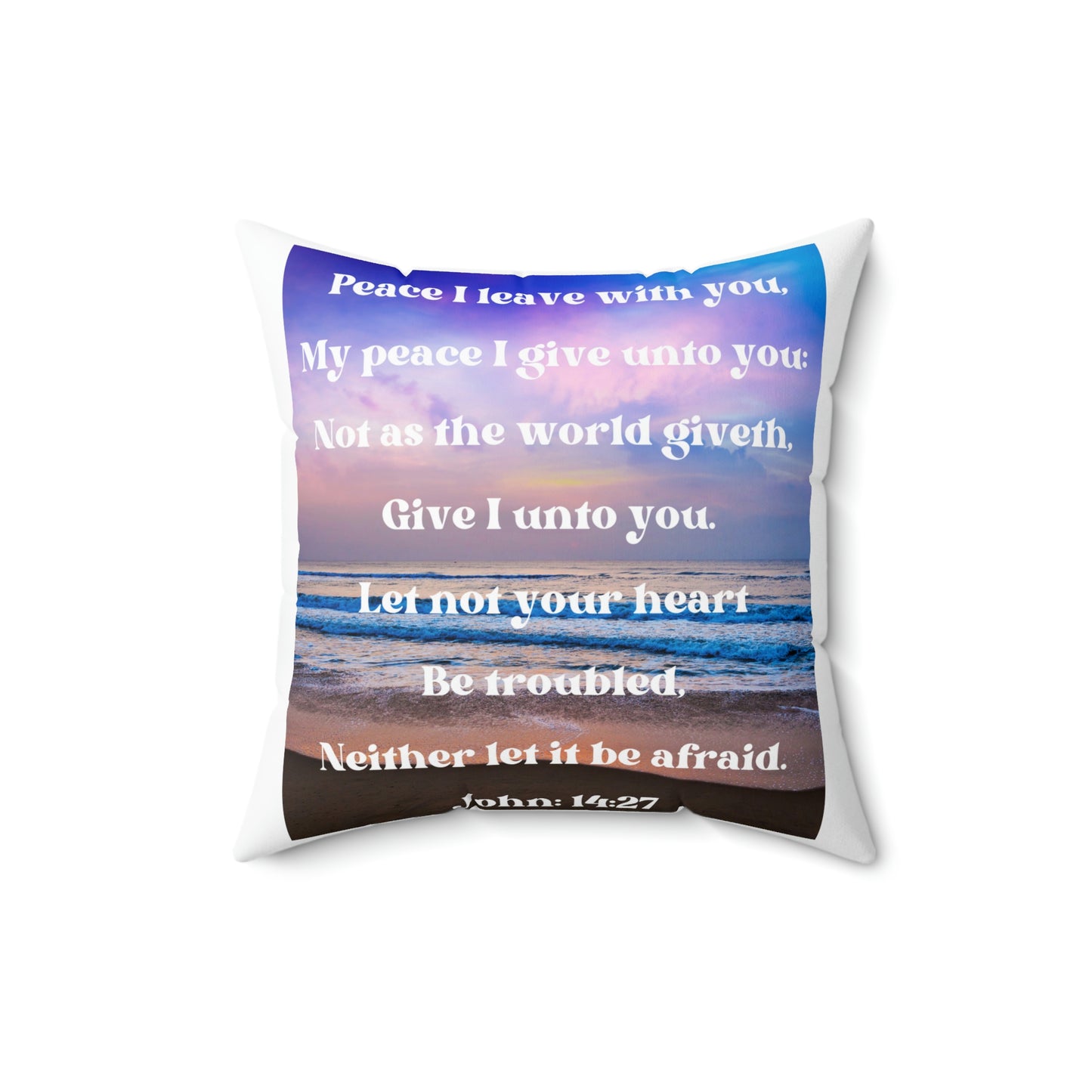 Spun Polyester Square Pillow