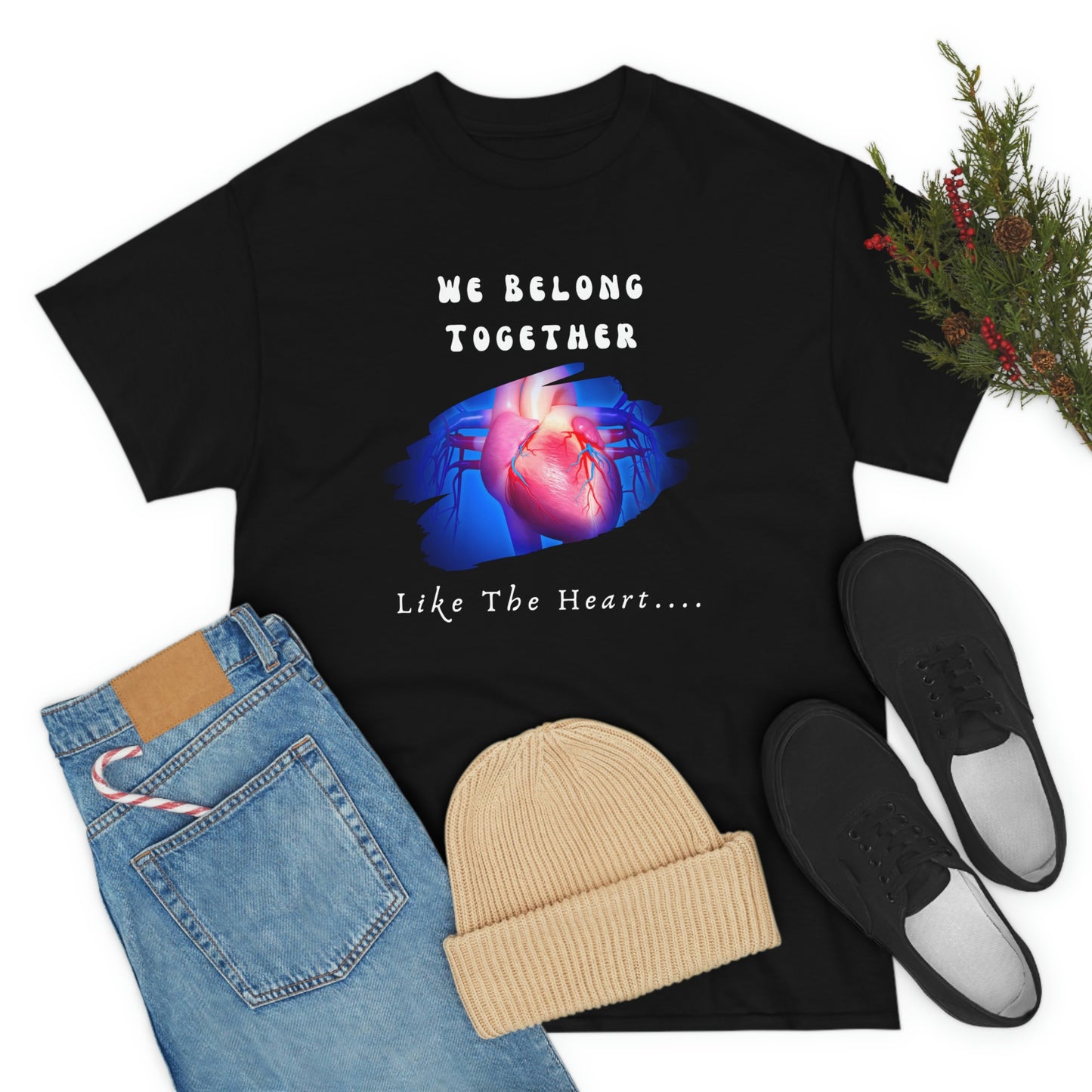 Stronger Together, Love, Unisex Heavy Cotton Tee