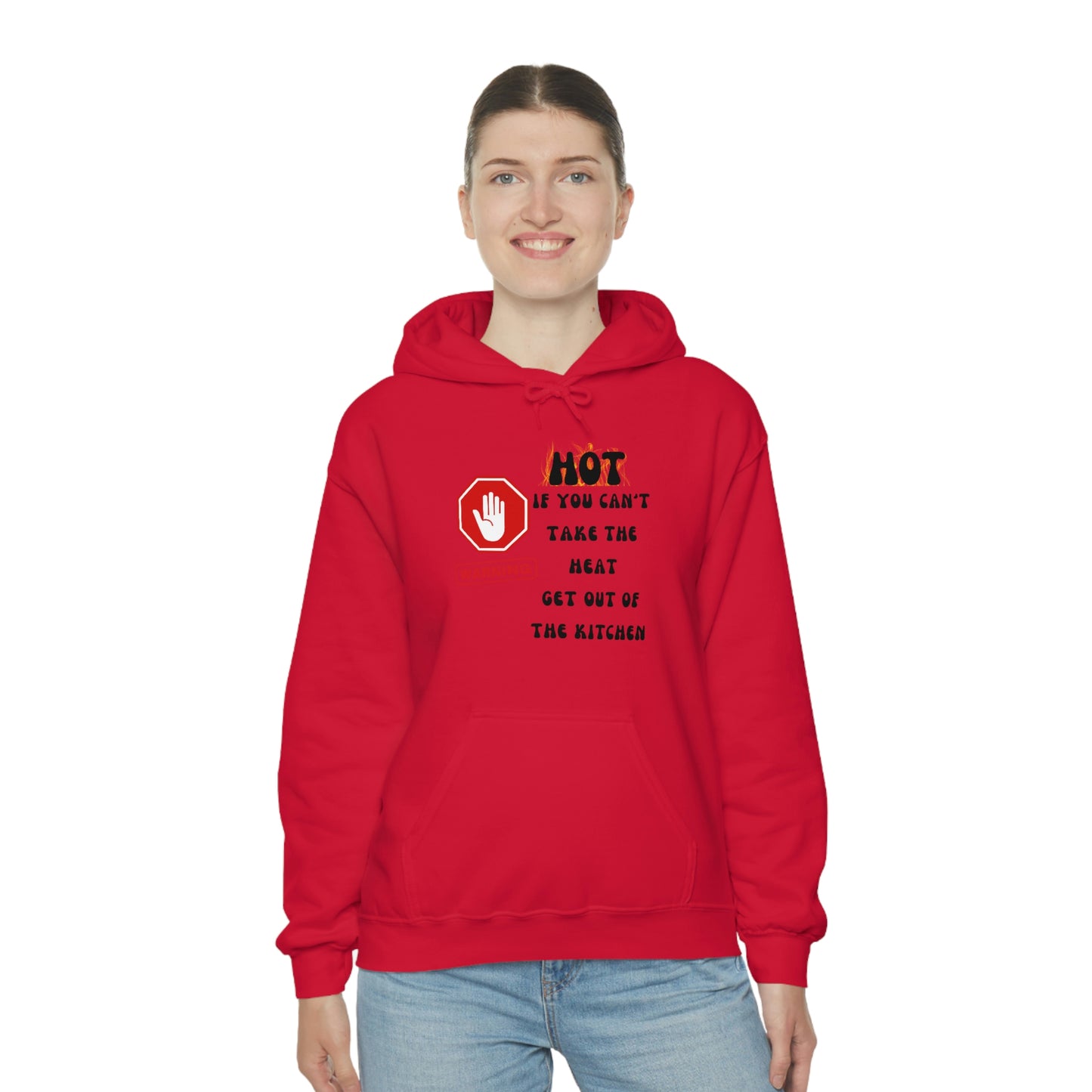 Warning, Unisex Heavy Blend™ Hooded Sweatshirt