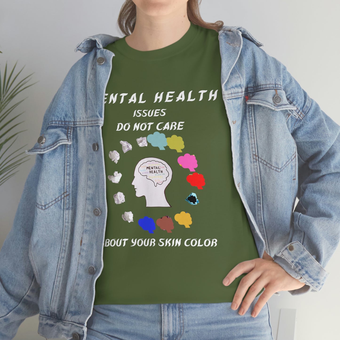 Mental Health Unisex Heavy Cotton Tee