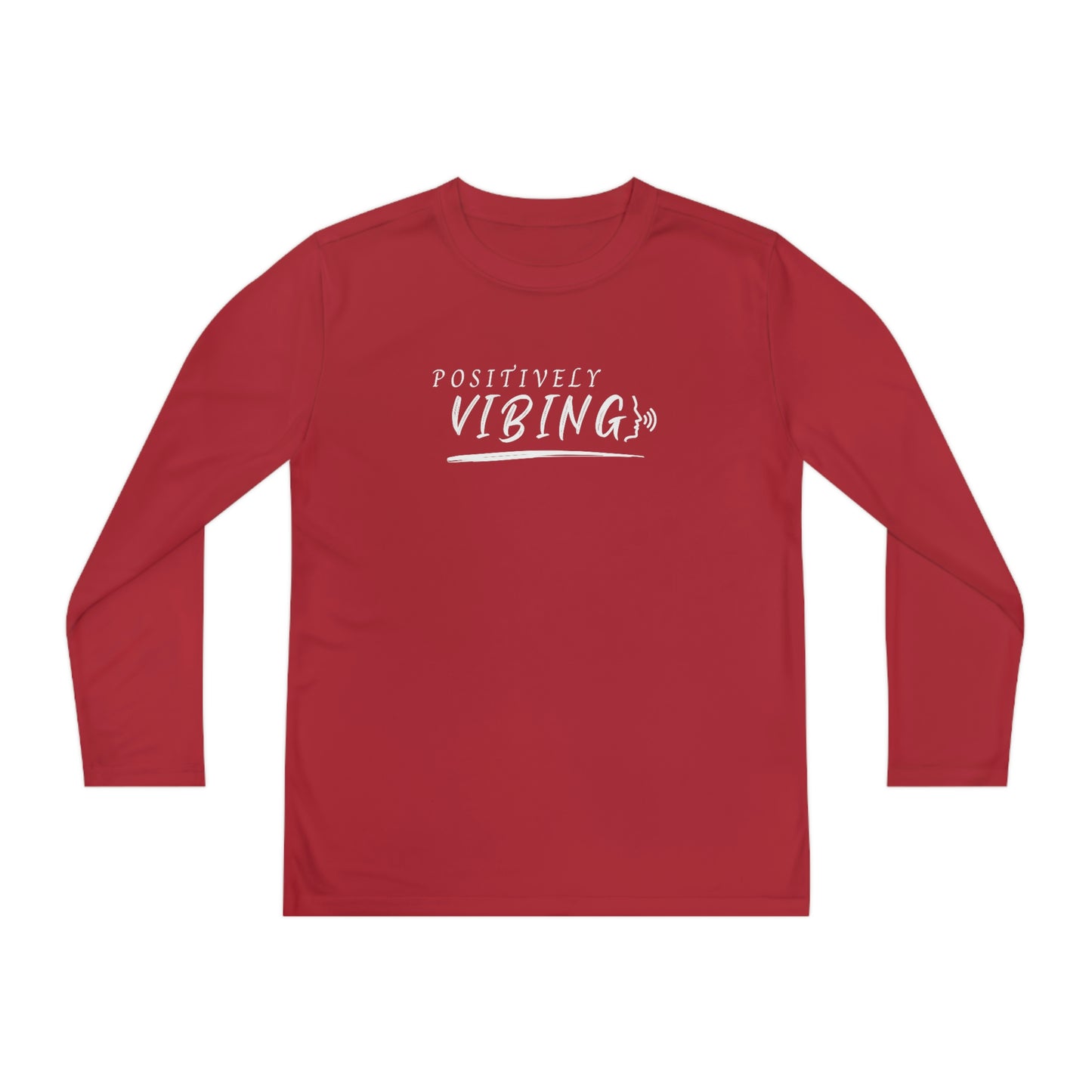 Vibes, Youth Long Sleeve Competitor Tee