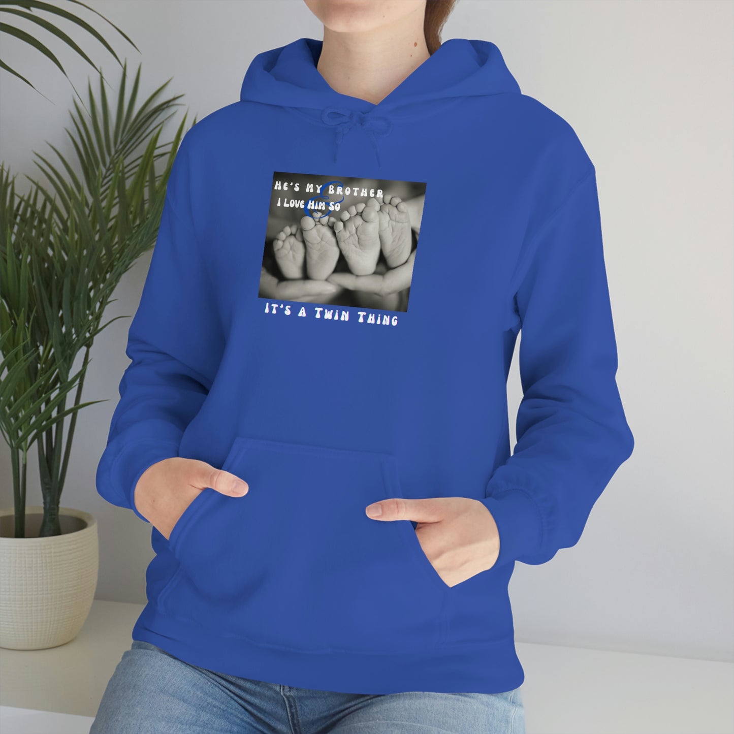 Twin, Unisex Heavy Blend™ Hooded Sweatshirt