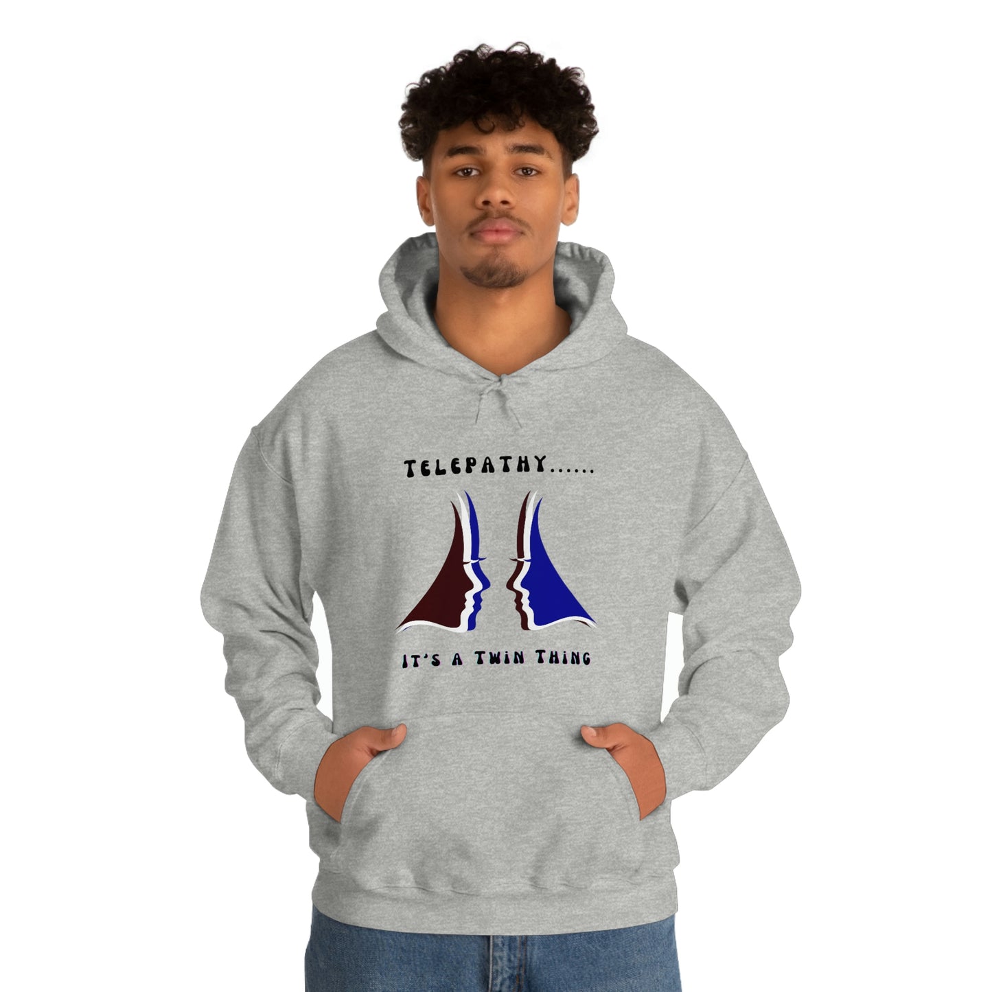 Twin, Unisex Heavy Blend™ Hooded Sweatshirt