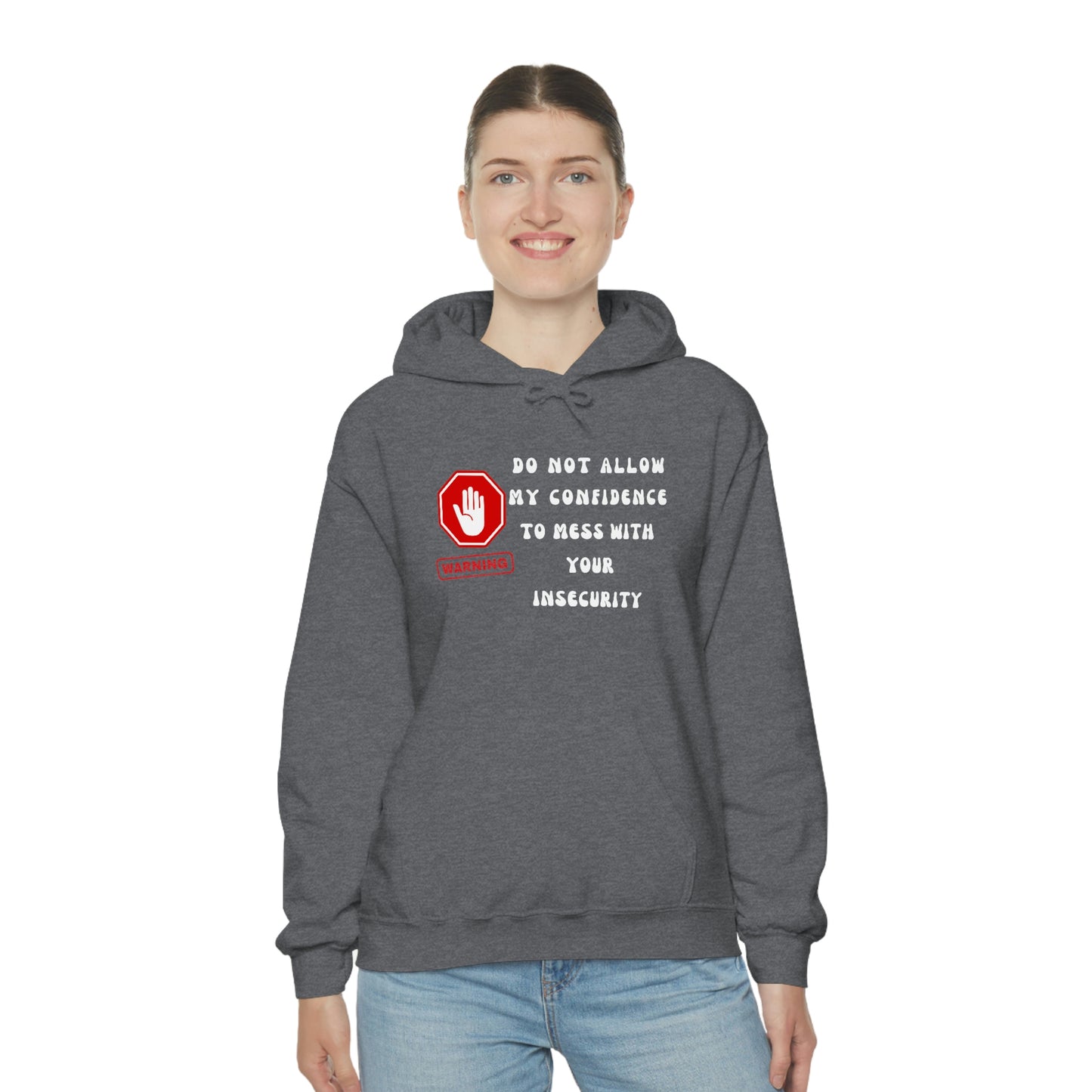 Warning, Unisex Heavy Blend™ Hooded Sweatshirt