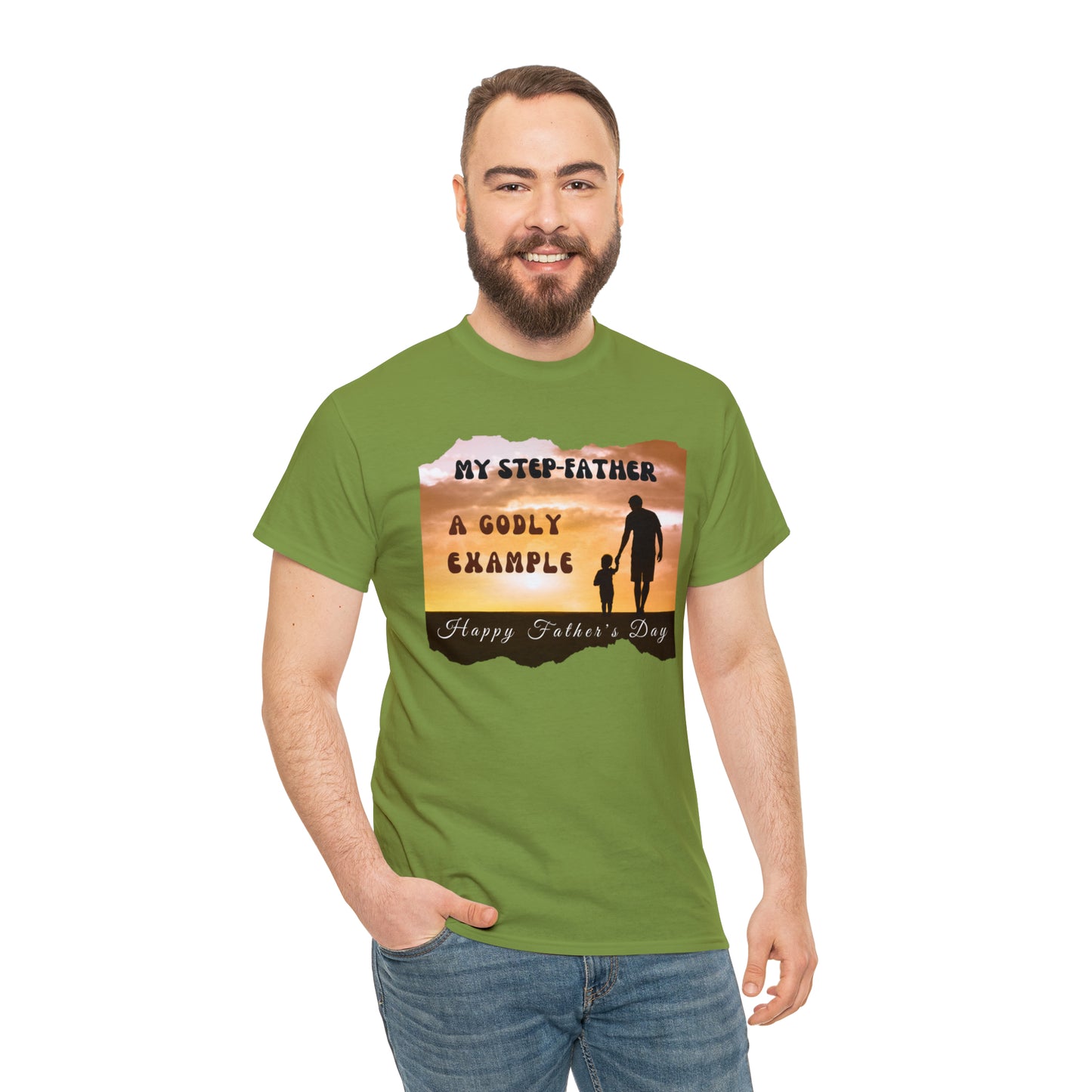 Exotic Print Father's Day Unisex Heavy Cotton Tee