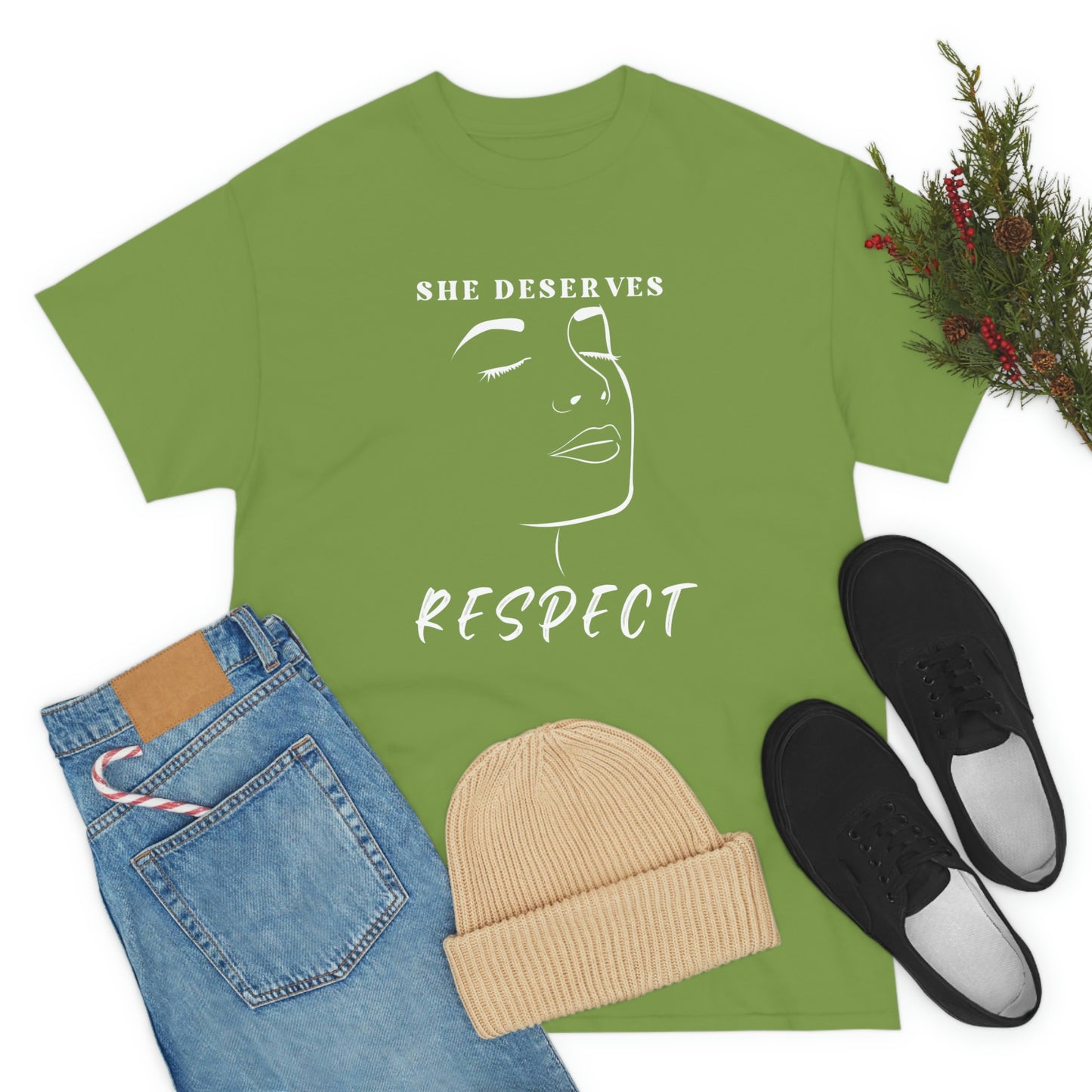 Respect Unisex Heavy Cotton Tee