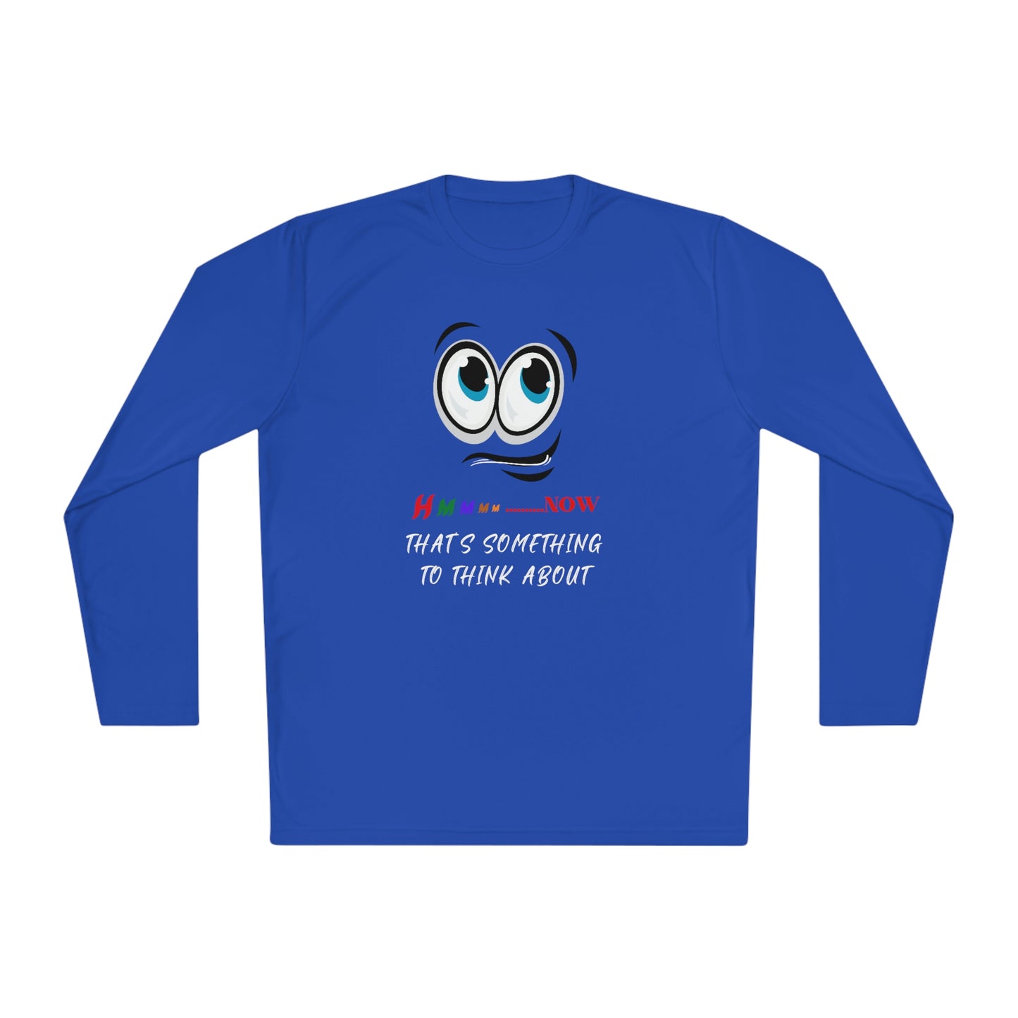 Hmmm, Unisex Lightweight Long Sleeve Tee