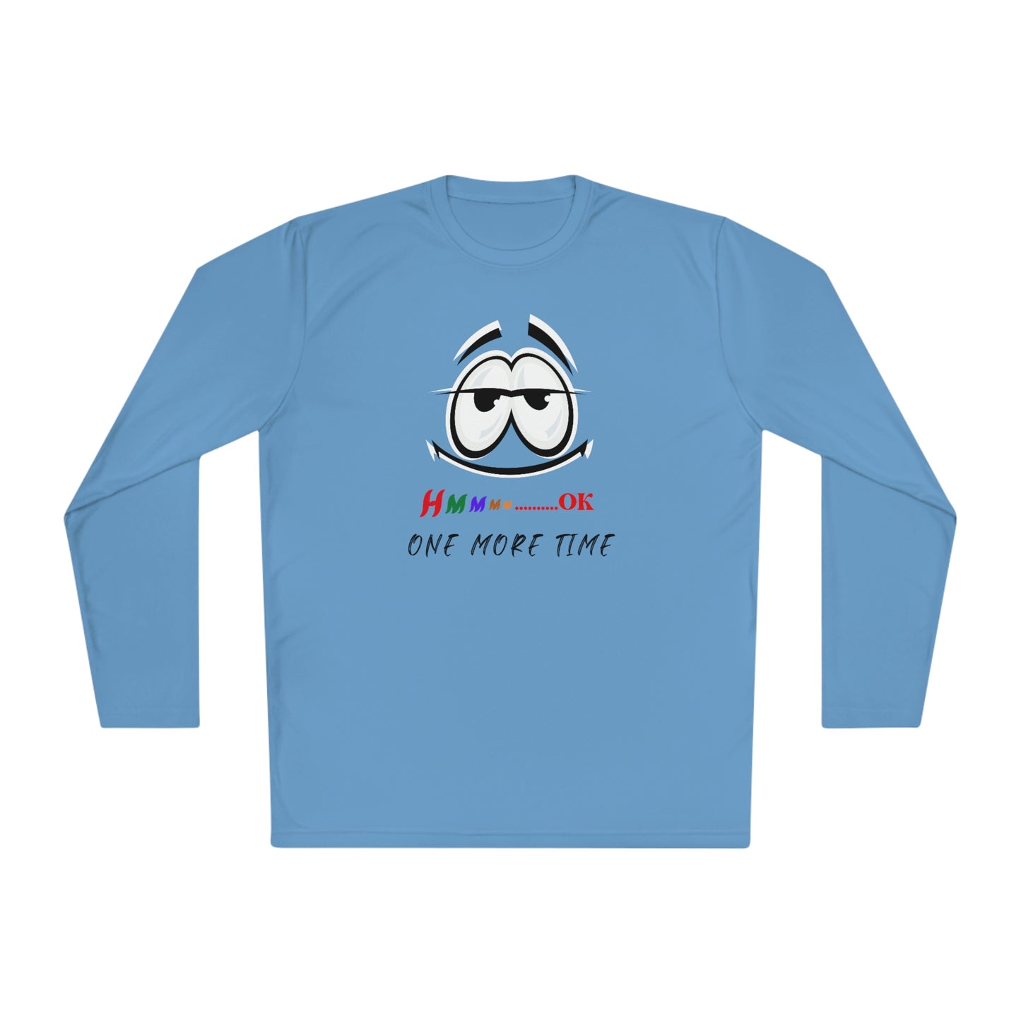 Hmmm, Unisex Lightweight Long Sleeve Tee