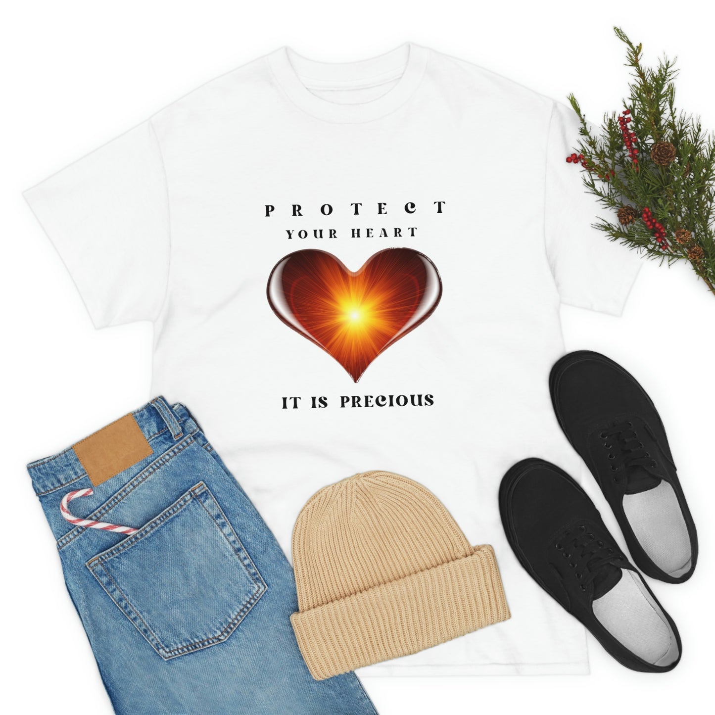 Protect Your Heart Unisex Heavy Cotton Tee