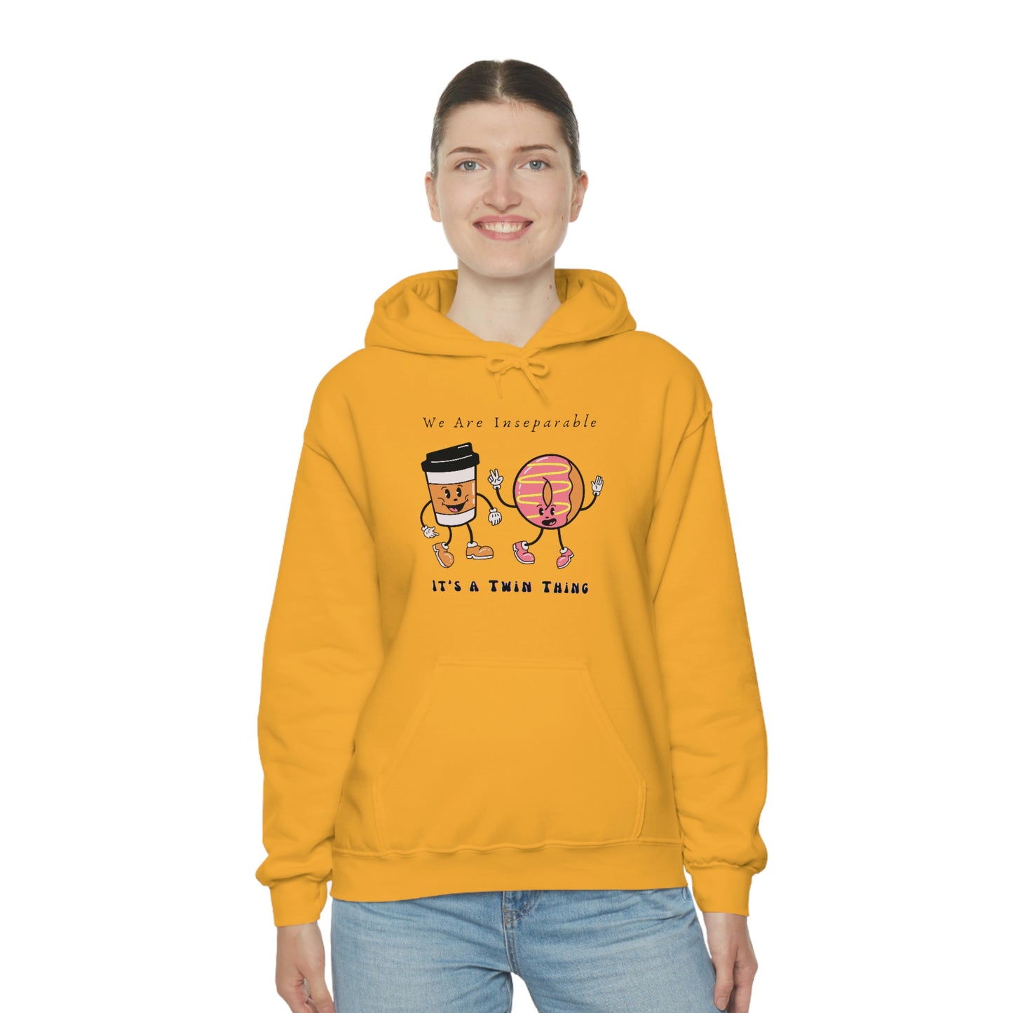 Twin, Unisex Heavy Blend™ Hooded Sweatshirt