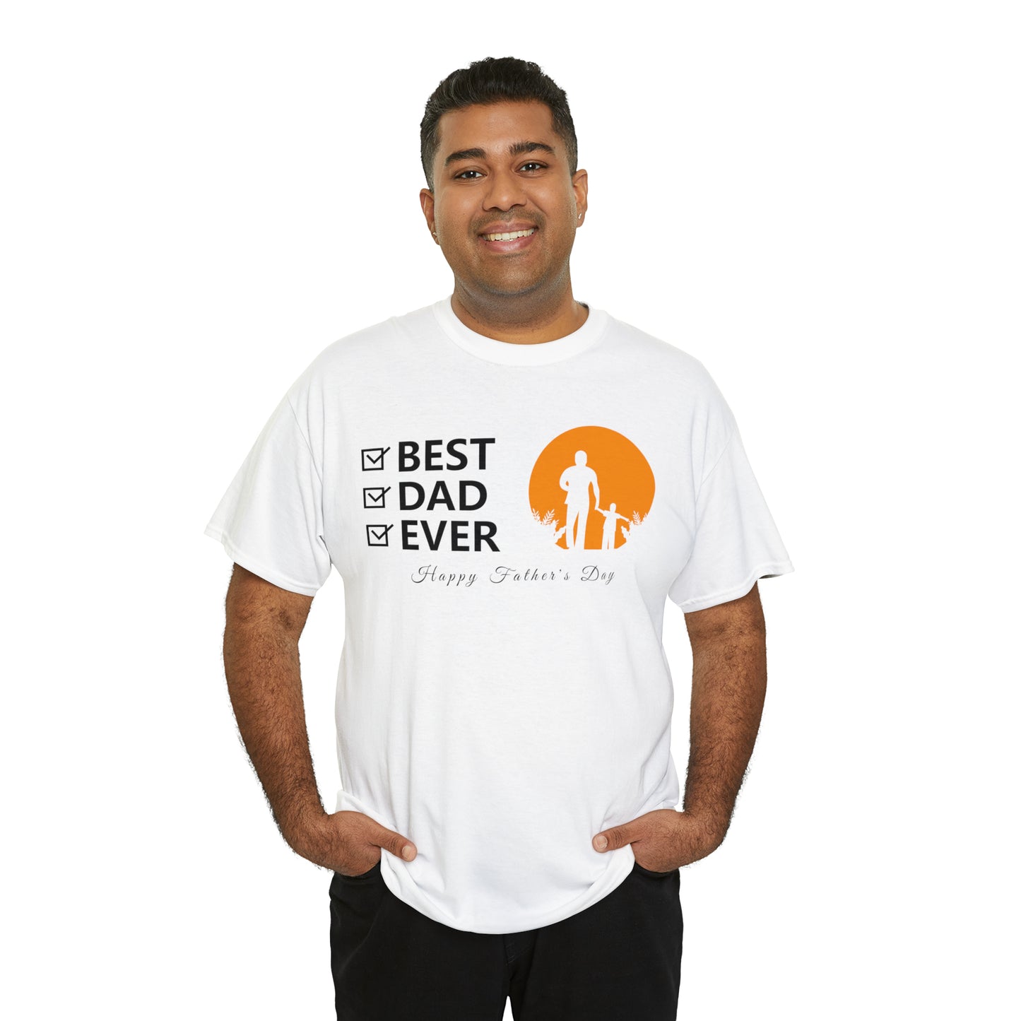 Exotic Print Father's Day Unisex Heavy Cotton Tee