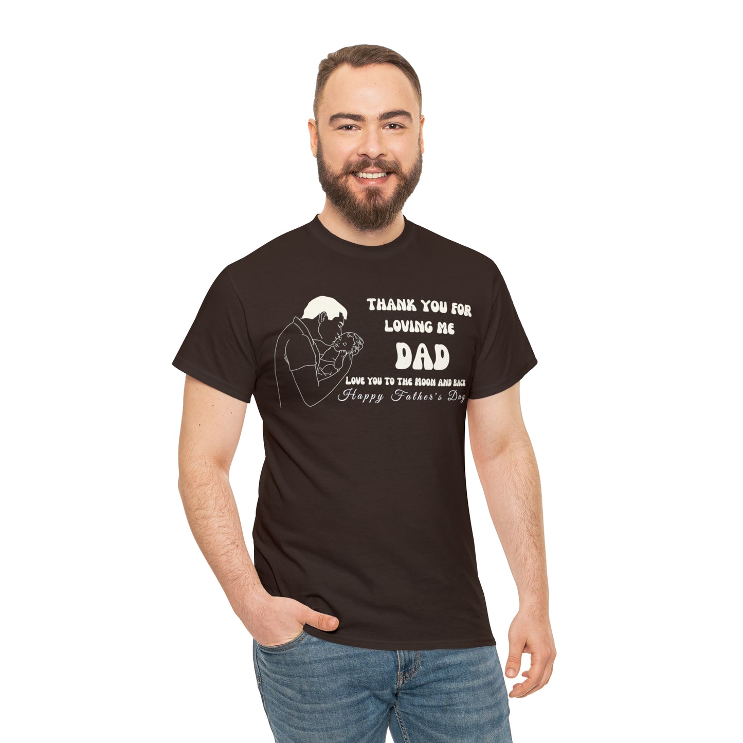 Exotic Print Father's Day Unisex Heavy Cotton Tee