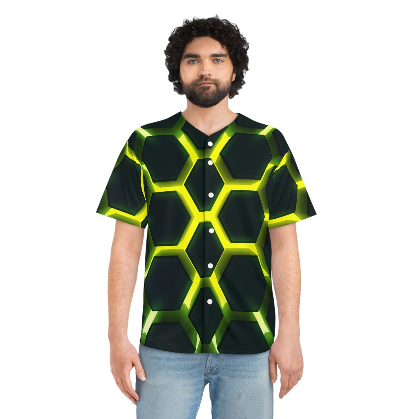 Exotic Print Baseball Jersey