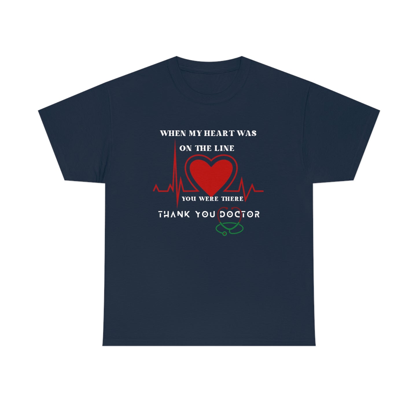 Medical, CVICU, EKG Unisex Heavy Cotton Tee