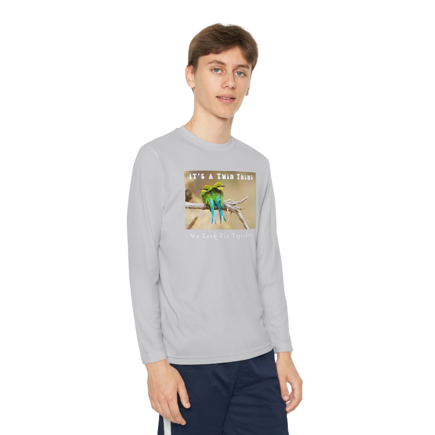 Twin, Youth Long Sleeve Competitor Tee