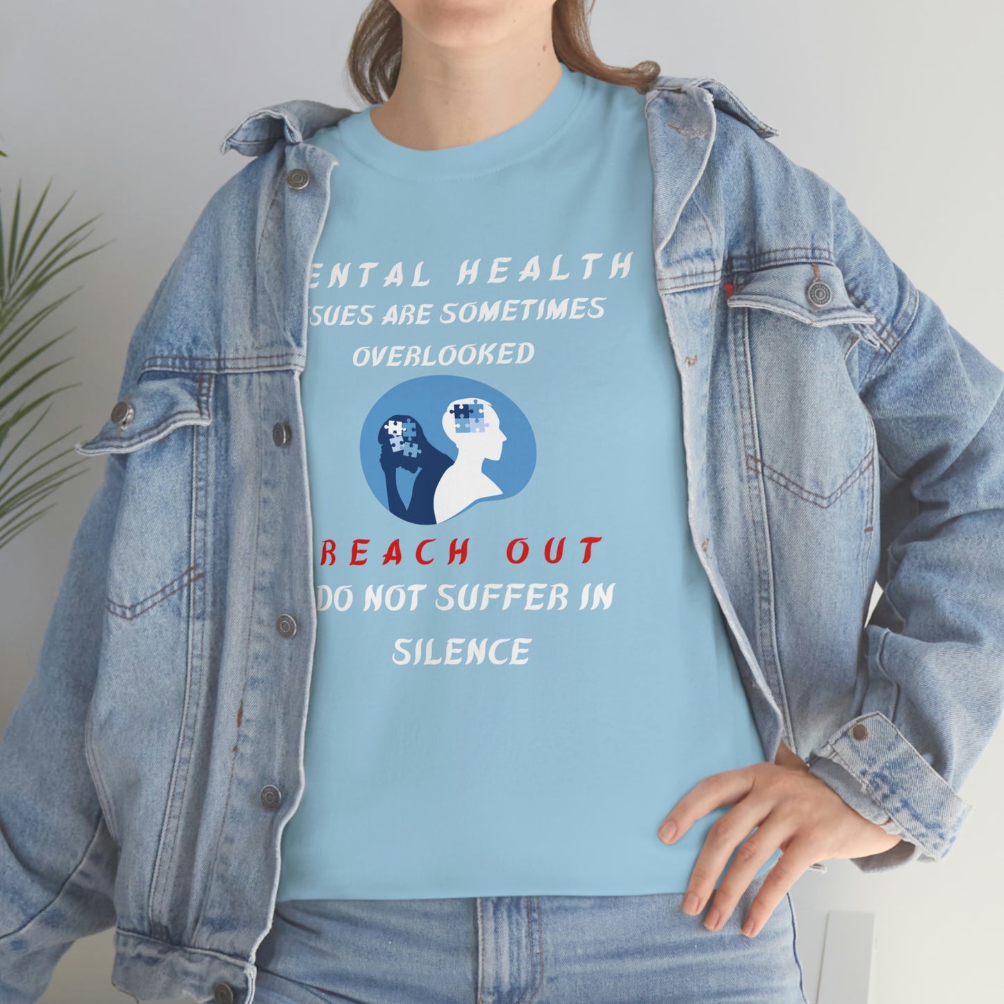 Mental Health Unisex Heavy Cotton Tee